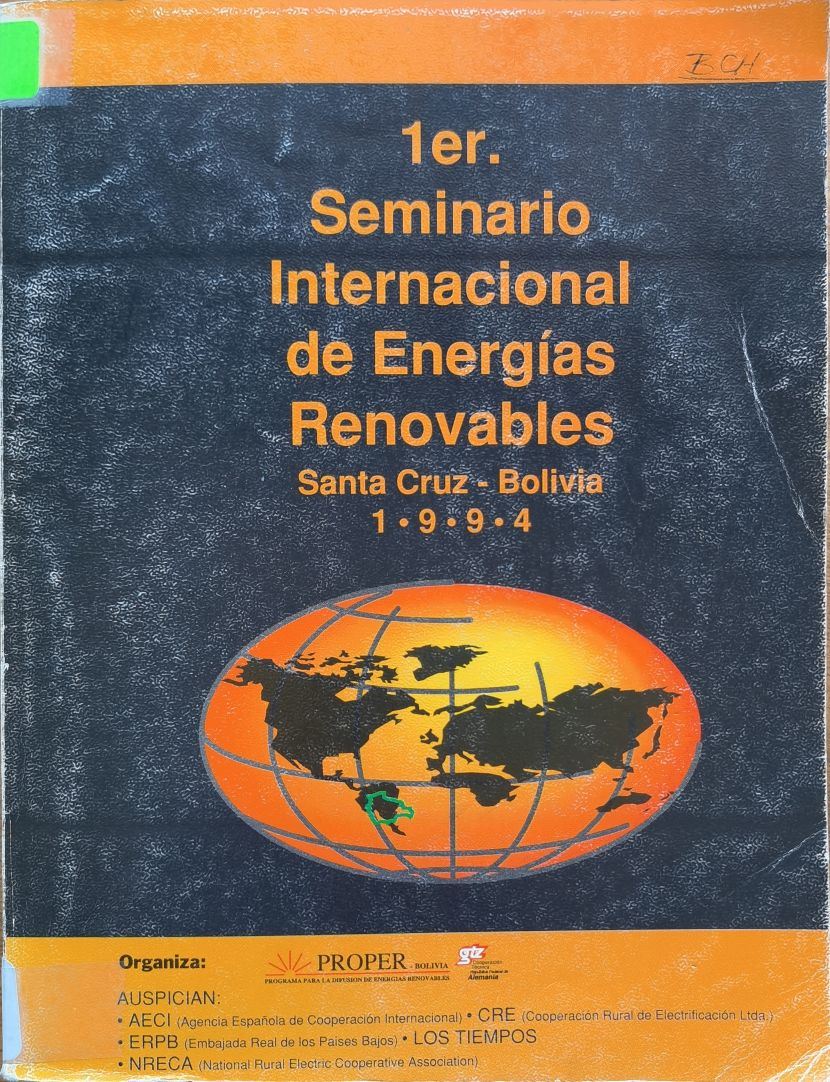 1er. Seminario Internacional de Energías Renovables