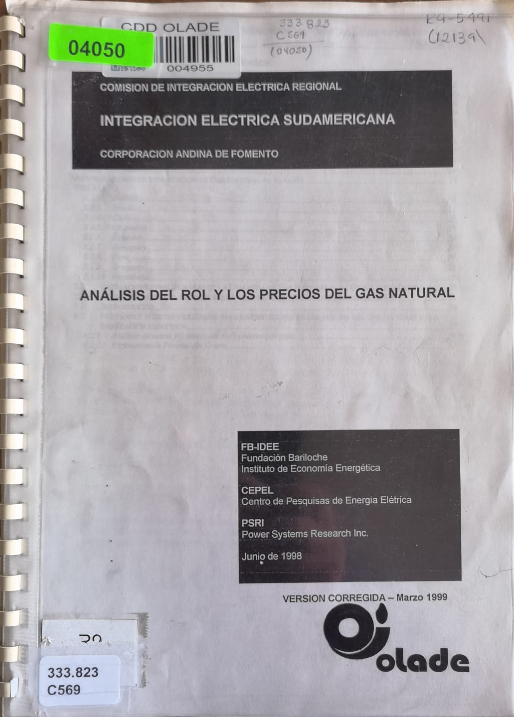 ANÁLISIS DEL ROL Y LOS PRECIOS DEL GAS NATURAL