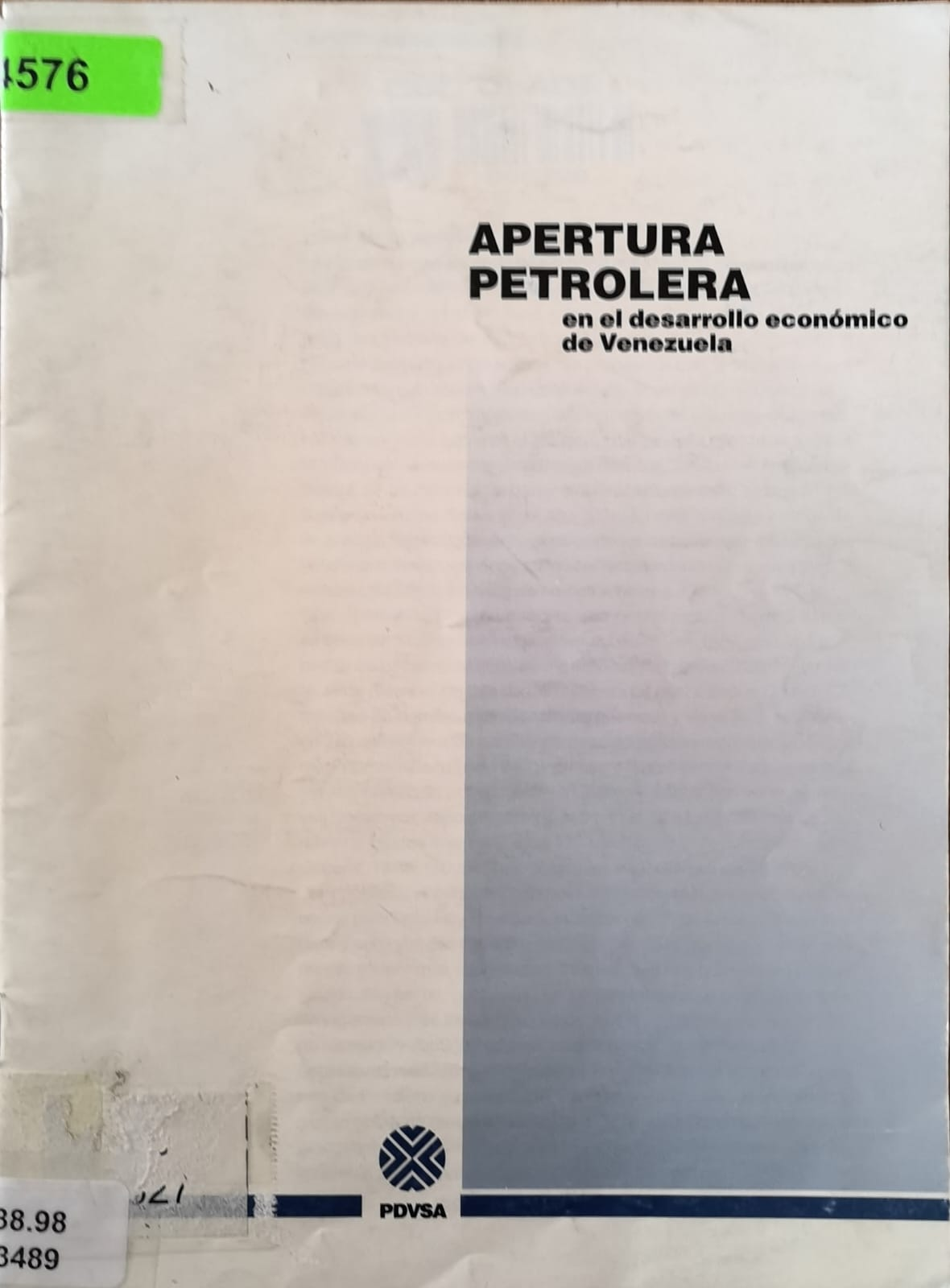 APERTURA PETROLERA en el desarrollo económico de Venezuela