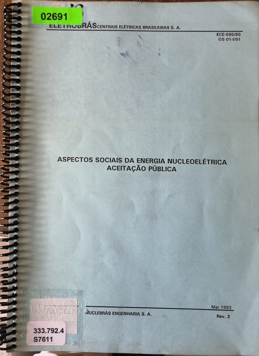 ASPECTOS SOCIAIS DA ENERGIA NUCLEOELÉTRICA ACEITAÇÃO PÚBLICA