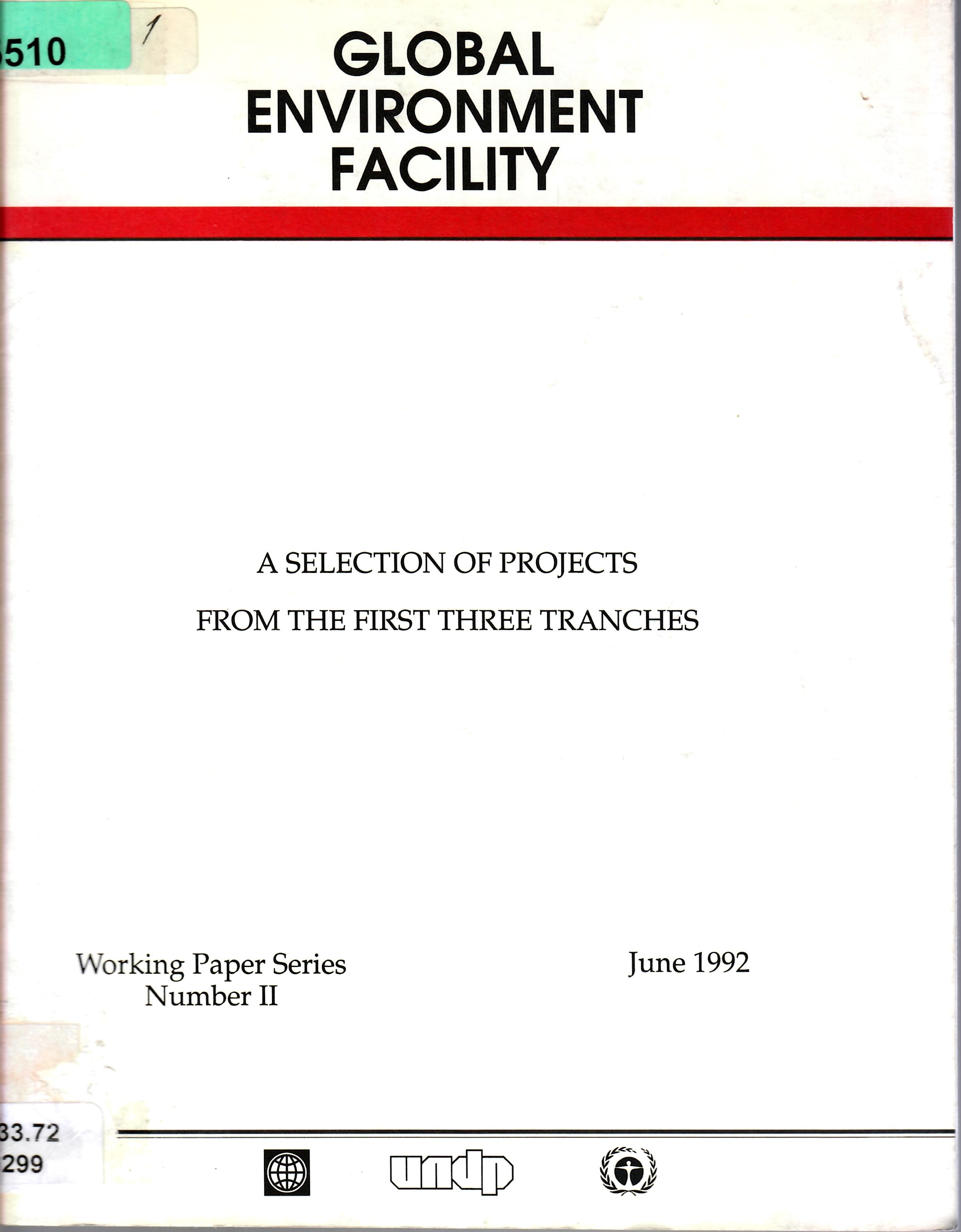 A SELECTION OF PROJECTS FROM THE FIRST THREE TRANCHES