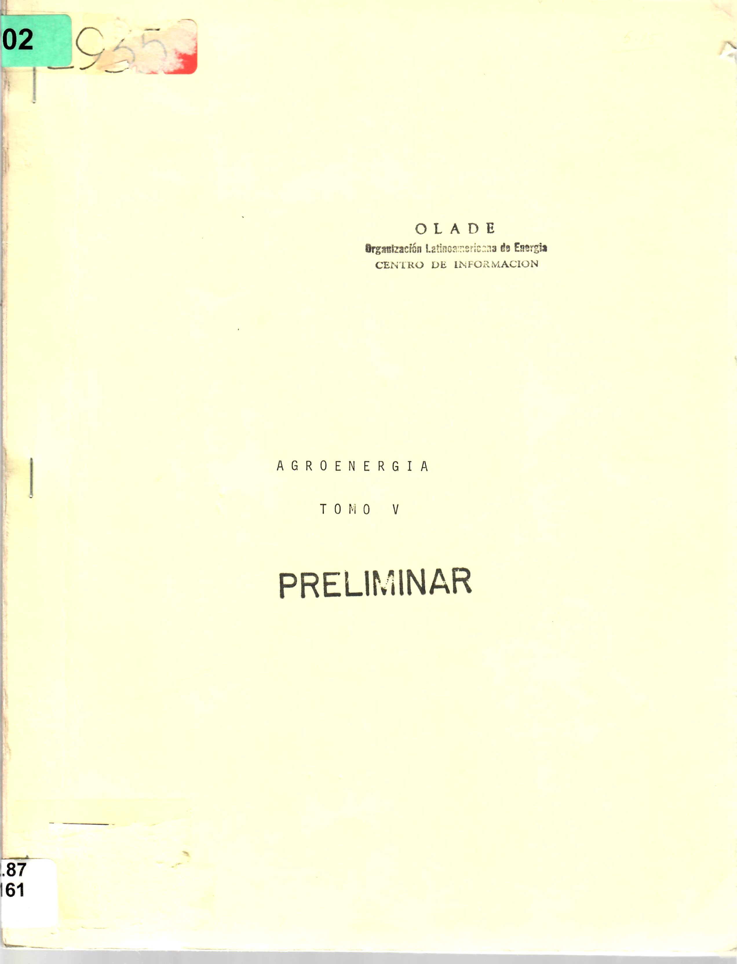 AGROENERGIA  TOMO V
