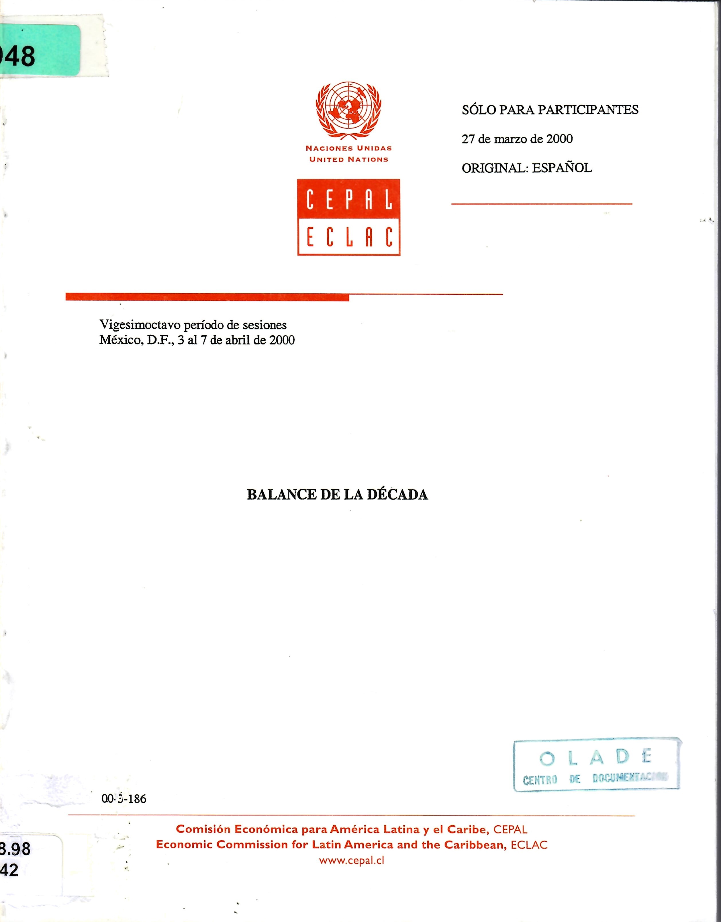 BALANCE DE LA DÉCADA