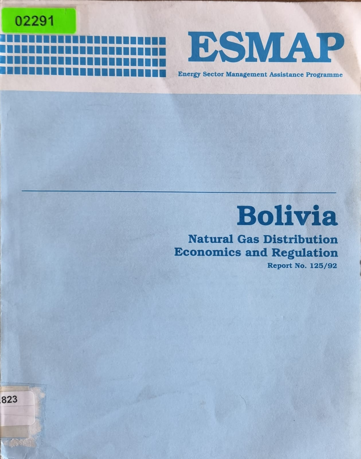 Bolivia: Natural Gas Distribution Economics and Regulation