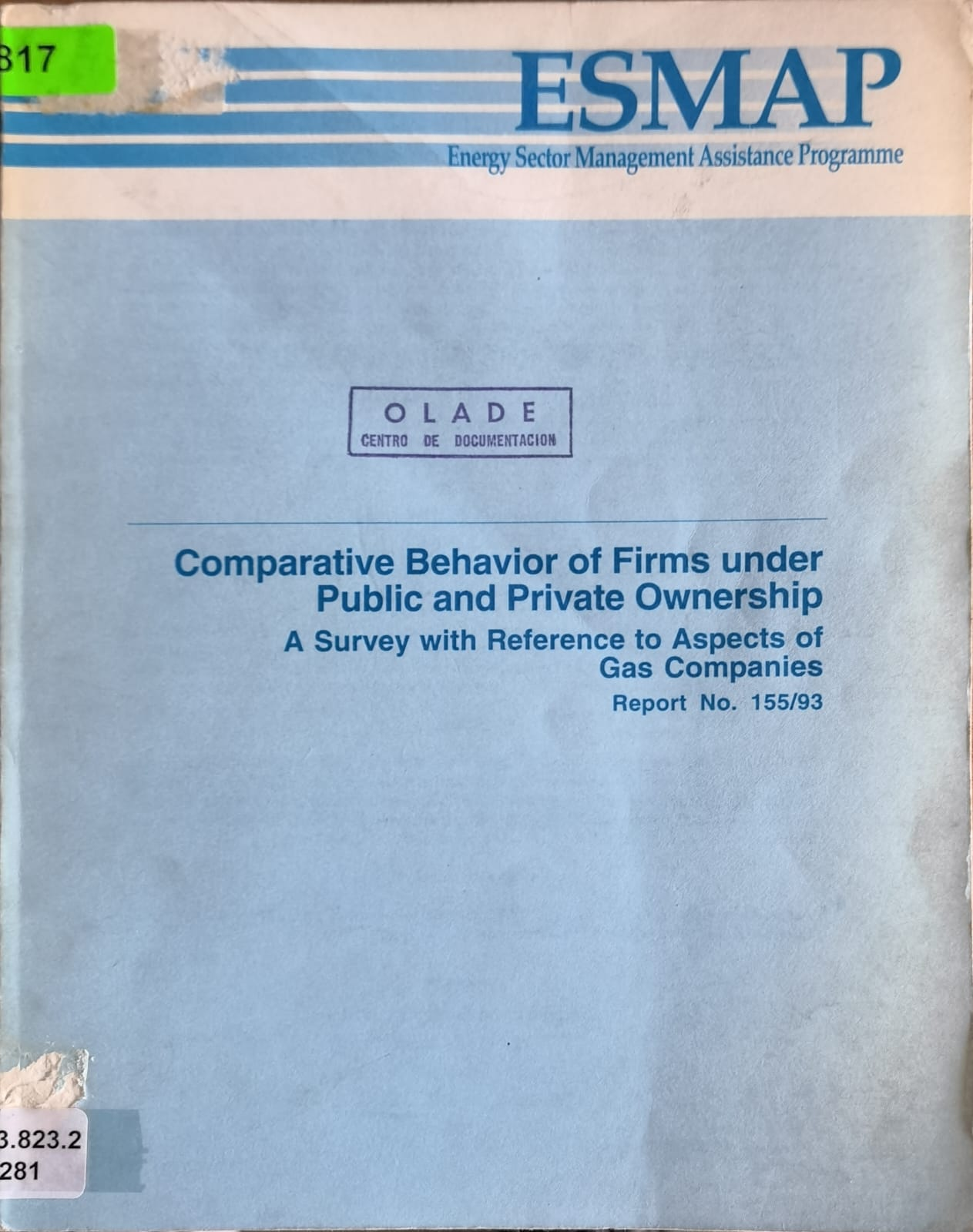 Comparative Behavior of Firms under Public and Private Ownership: A Survey with Reference to Aspects of Gas Companies