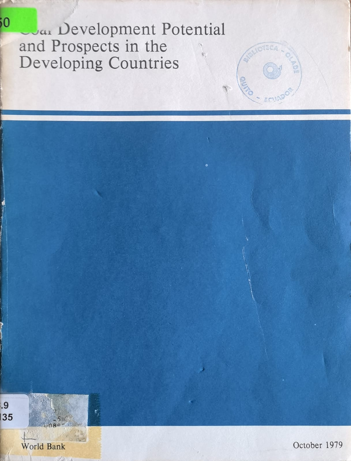 Coal Development Potential and Prospects in the Developing Countries