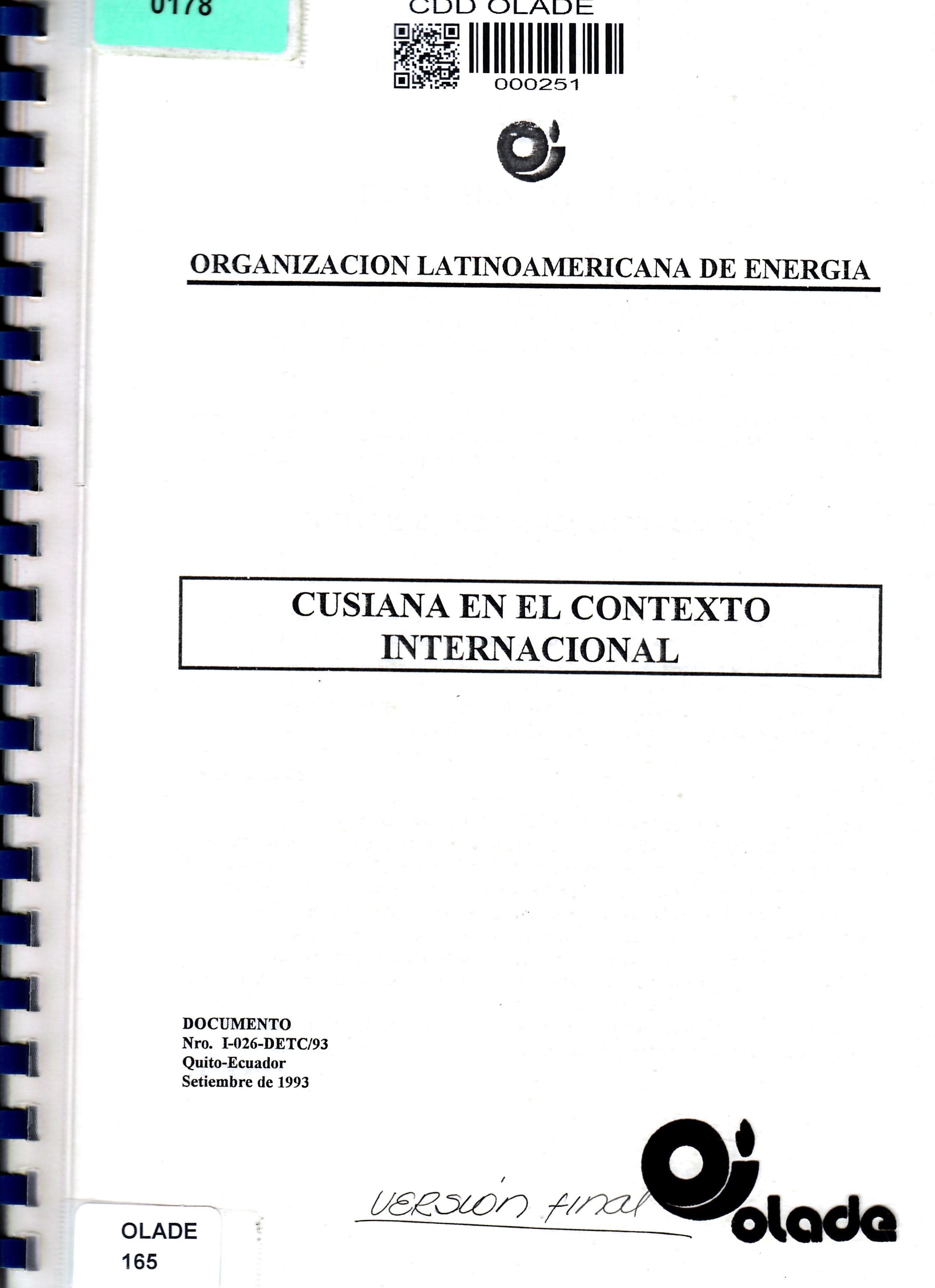 CUSIANA EN EL CONTEXTO INTERNACIONAL VERSIÓN final