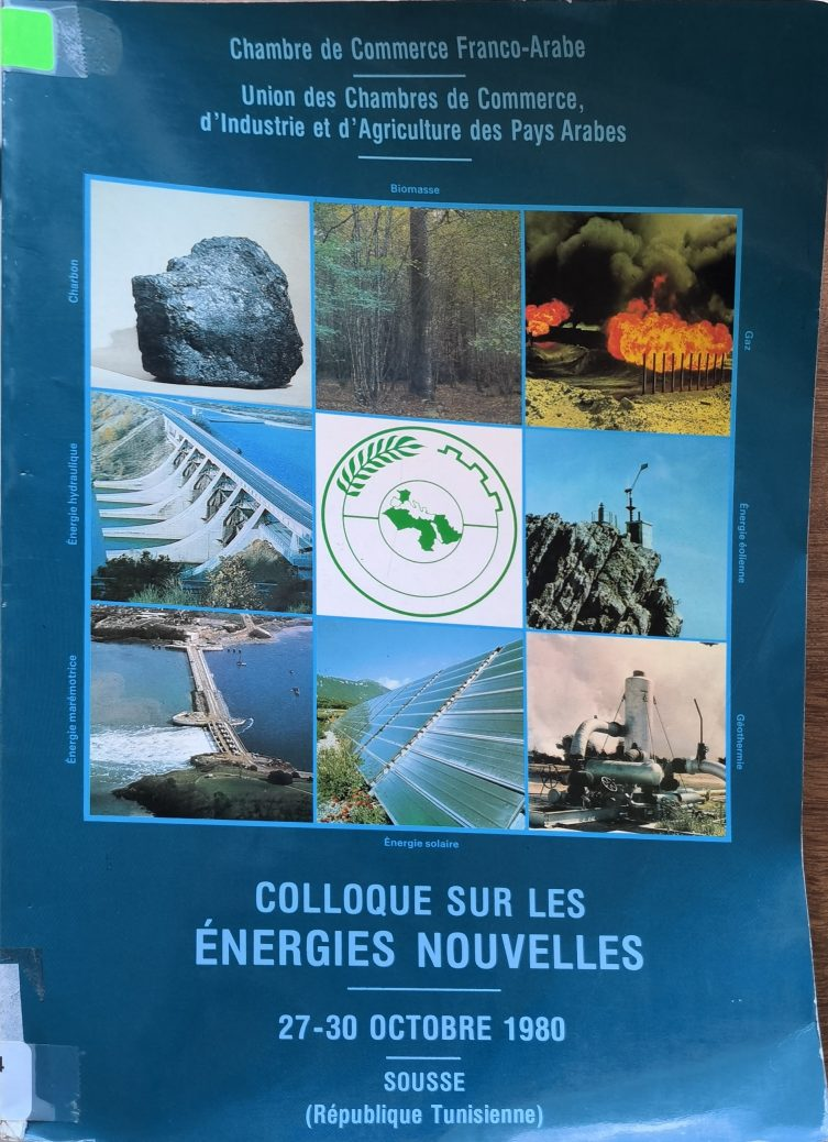 COLLOQUE SUR LES ÉNERGIES NOUVELLES