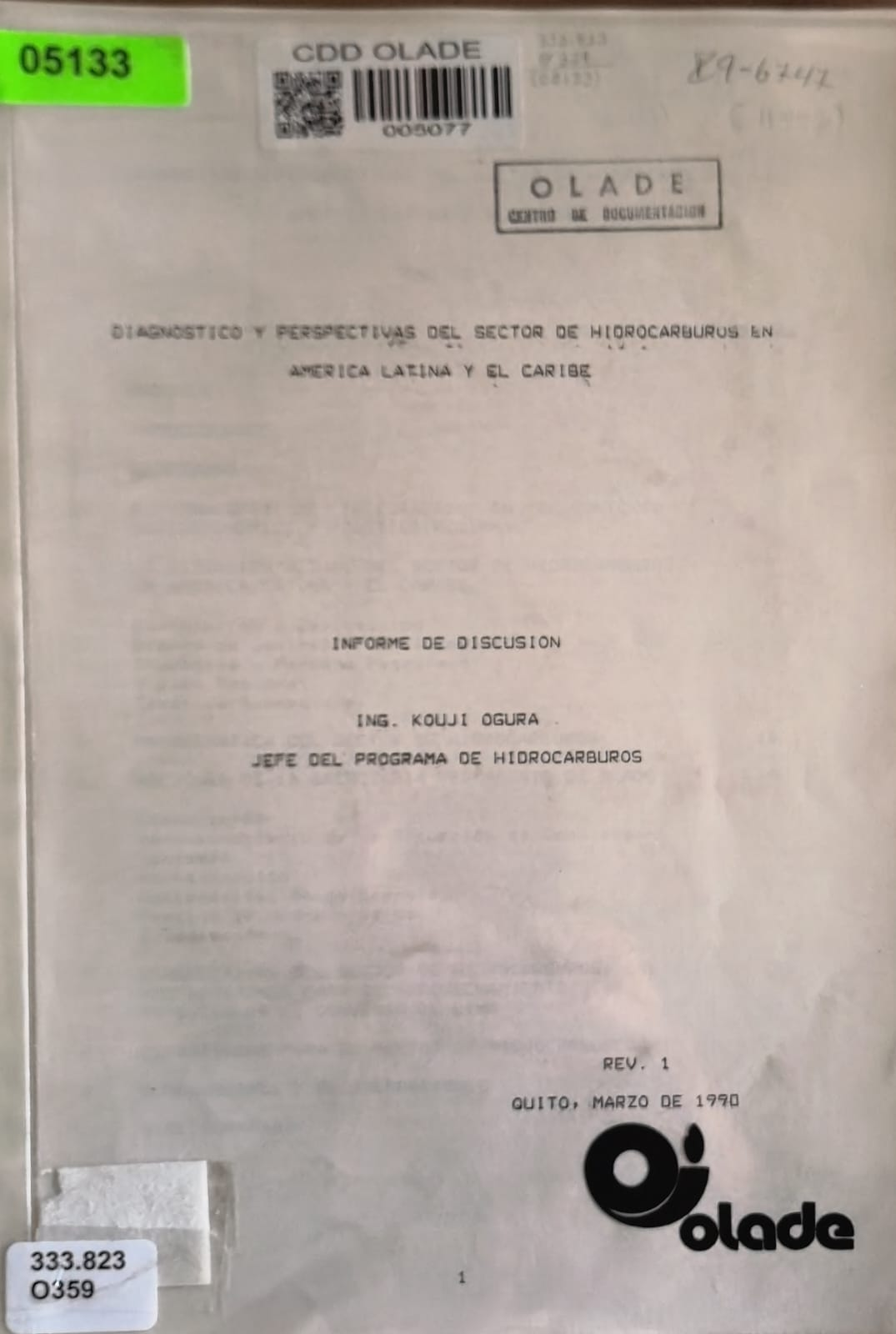 DIAGNOSTICO Y PERSPECTIVAS DEL SECTOR DE HIDROCARBURUS EN AMERICA LATINA Y EL CARIBE