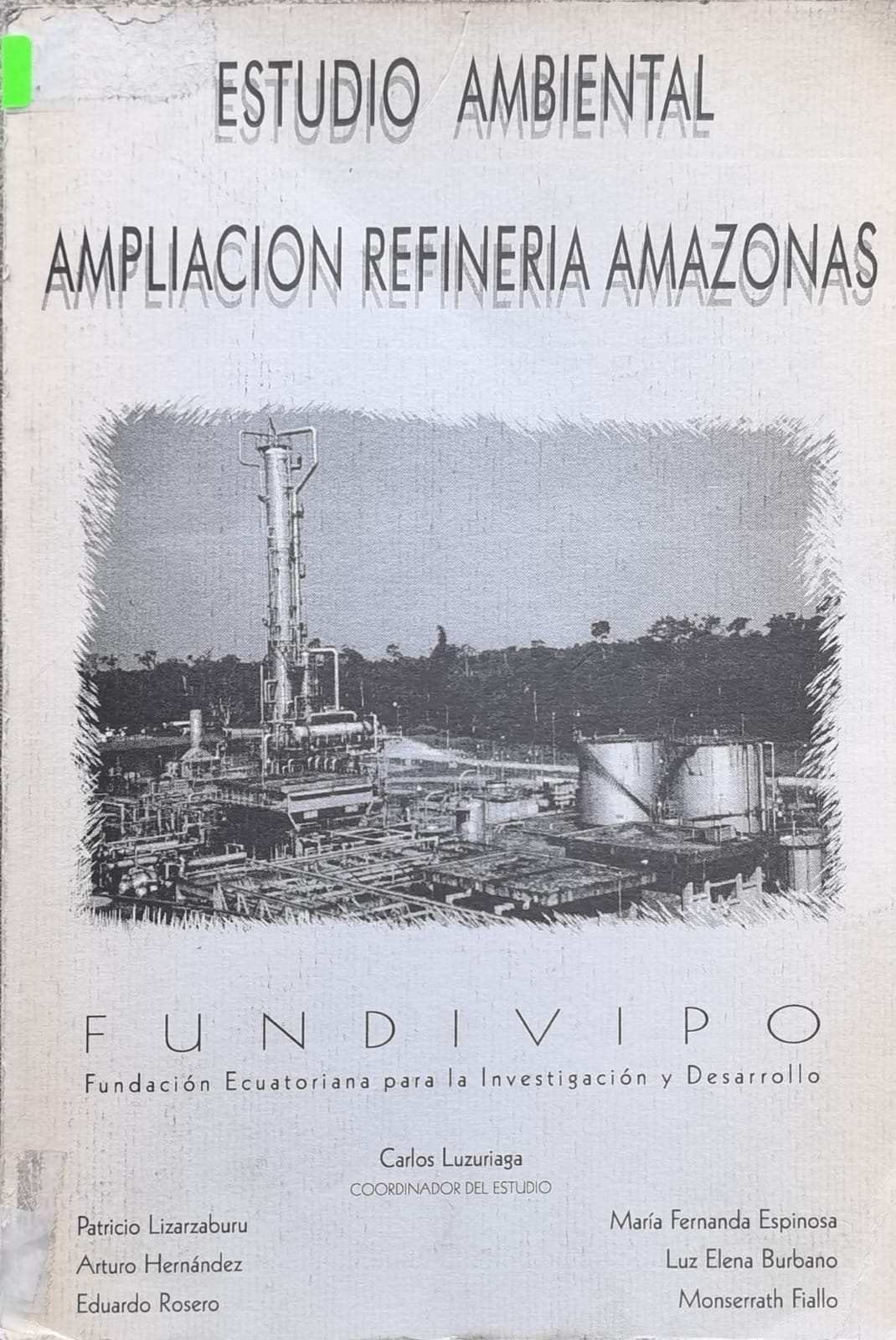 ESTUDIO AMBIENTAL AMPLIACION REFINERIA AMAZONAS