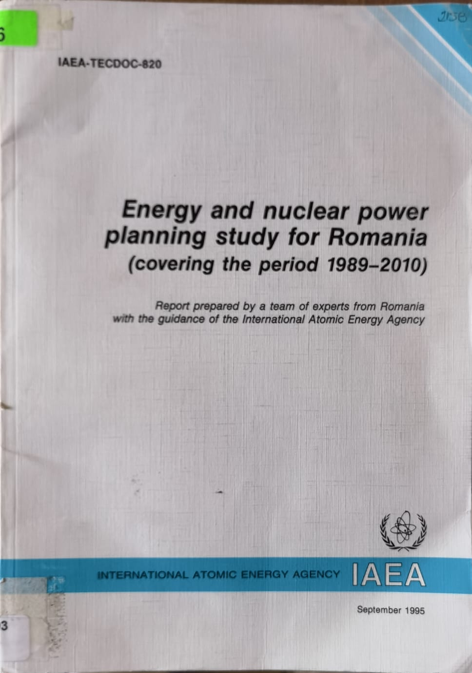 Energy and nuclear power planning study for Romania (covering the period 1989-2010)