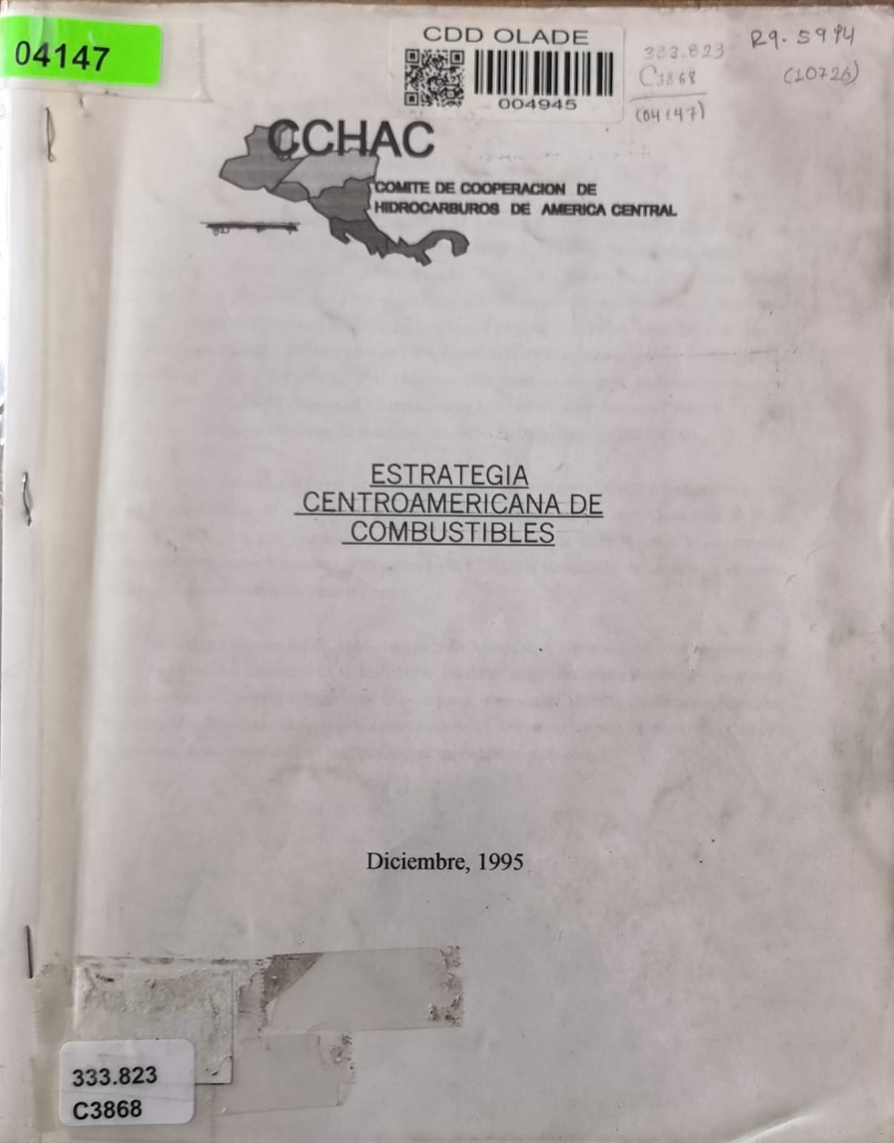 ESTRATEGIA CENTROAMERICANA DE COMBUSTIBLES