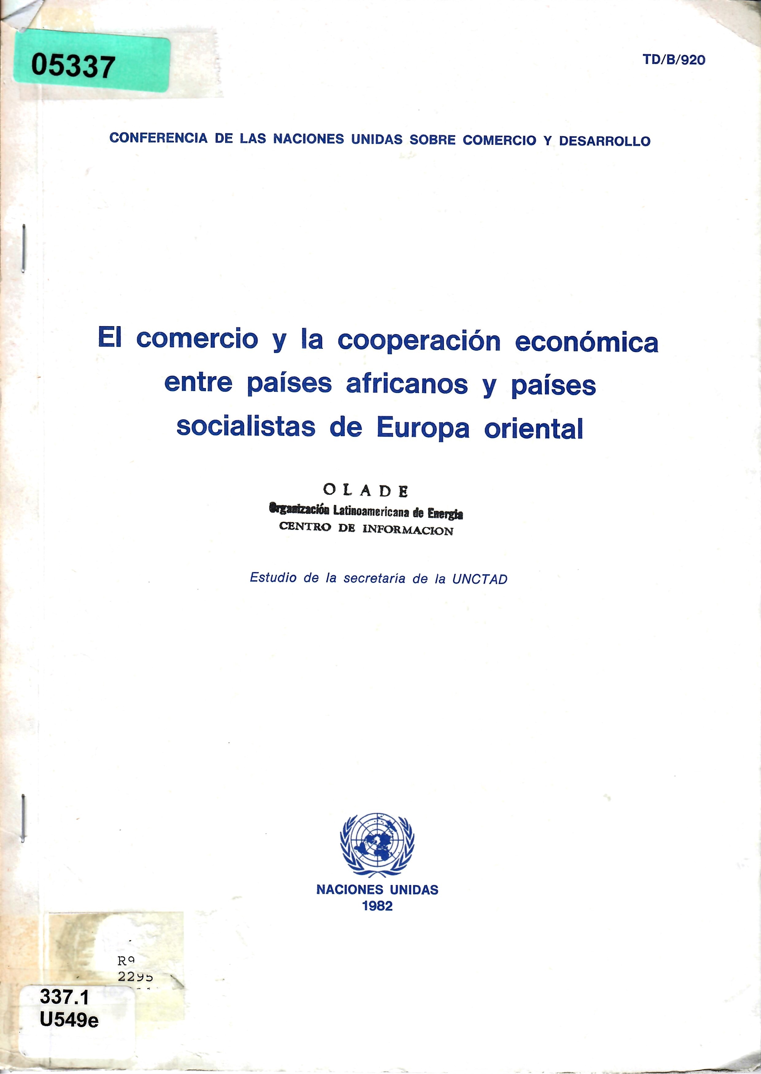 El comercio y la cooperación económica entre países africanos y países socialistas de Europa oriental