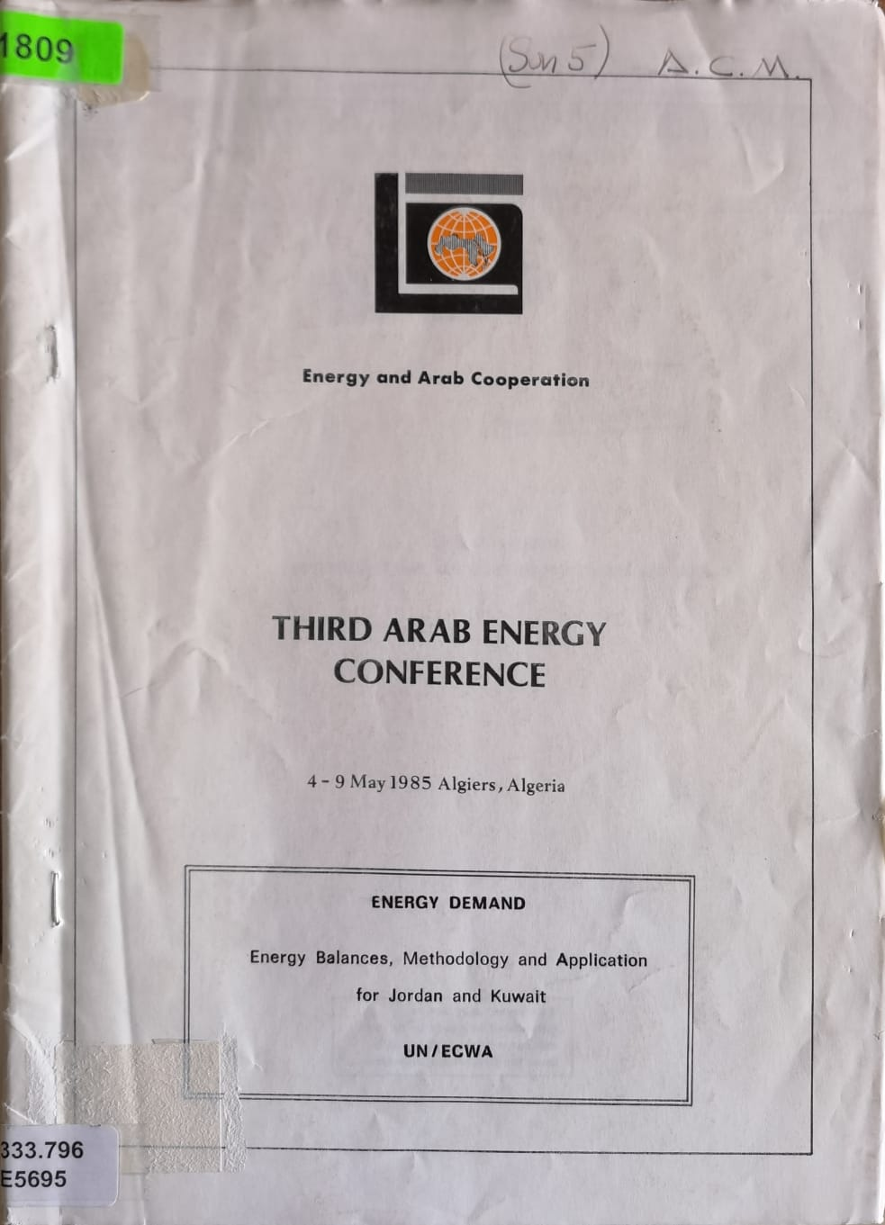 ENERGY DEMAND: Energy Balances, Methodology and Application for Jordan and Kuwait