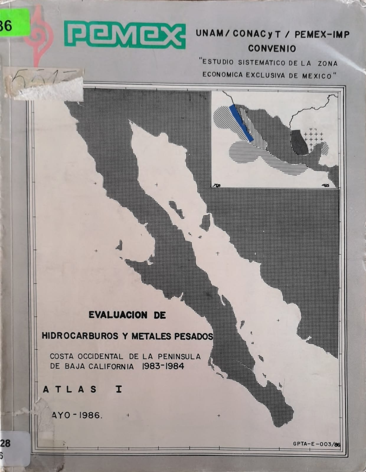 EVALUACION DE HIDROCARBUROS Y METALES PESADOS - COSTA OCCIDENTAL DE LA PENINSULA DE BAJA CALIFORNIA 1983-1984