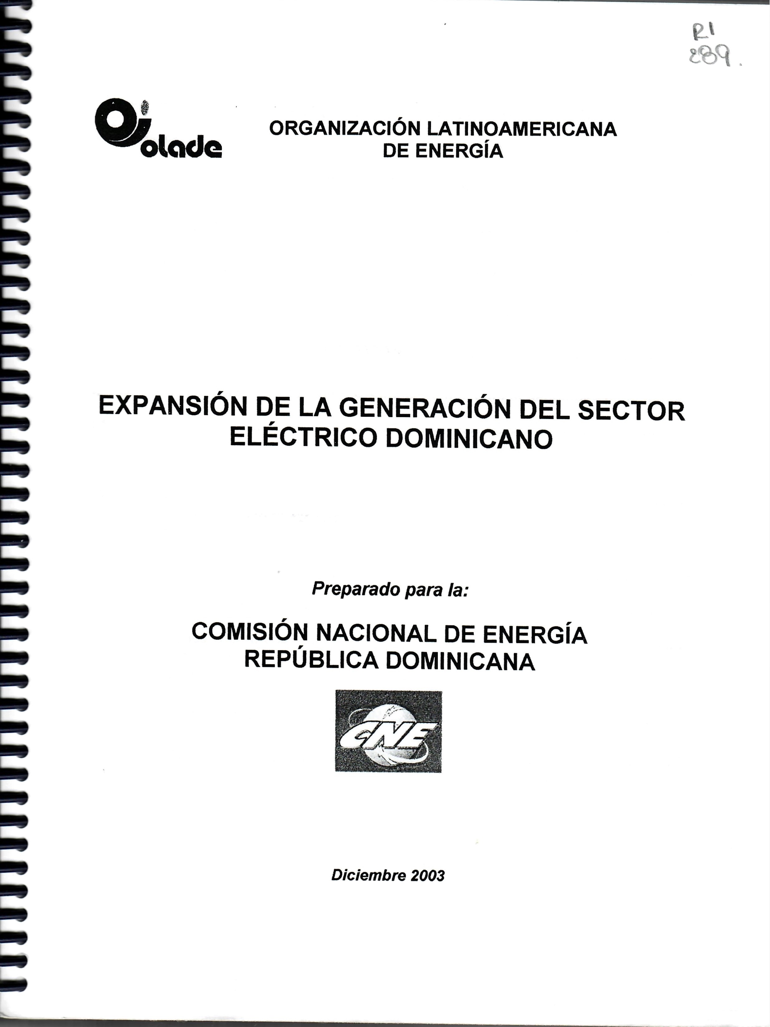 EXPANSIÓN DE LA GENERACIÓN DEL SECTOR ELÉCTRICO DOMINICANO