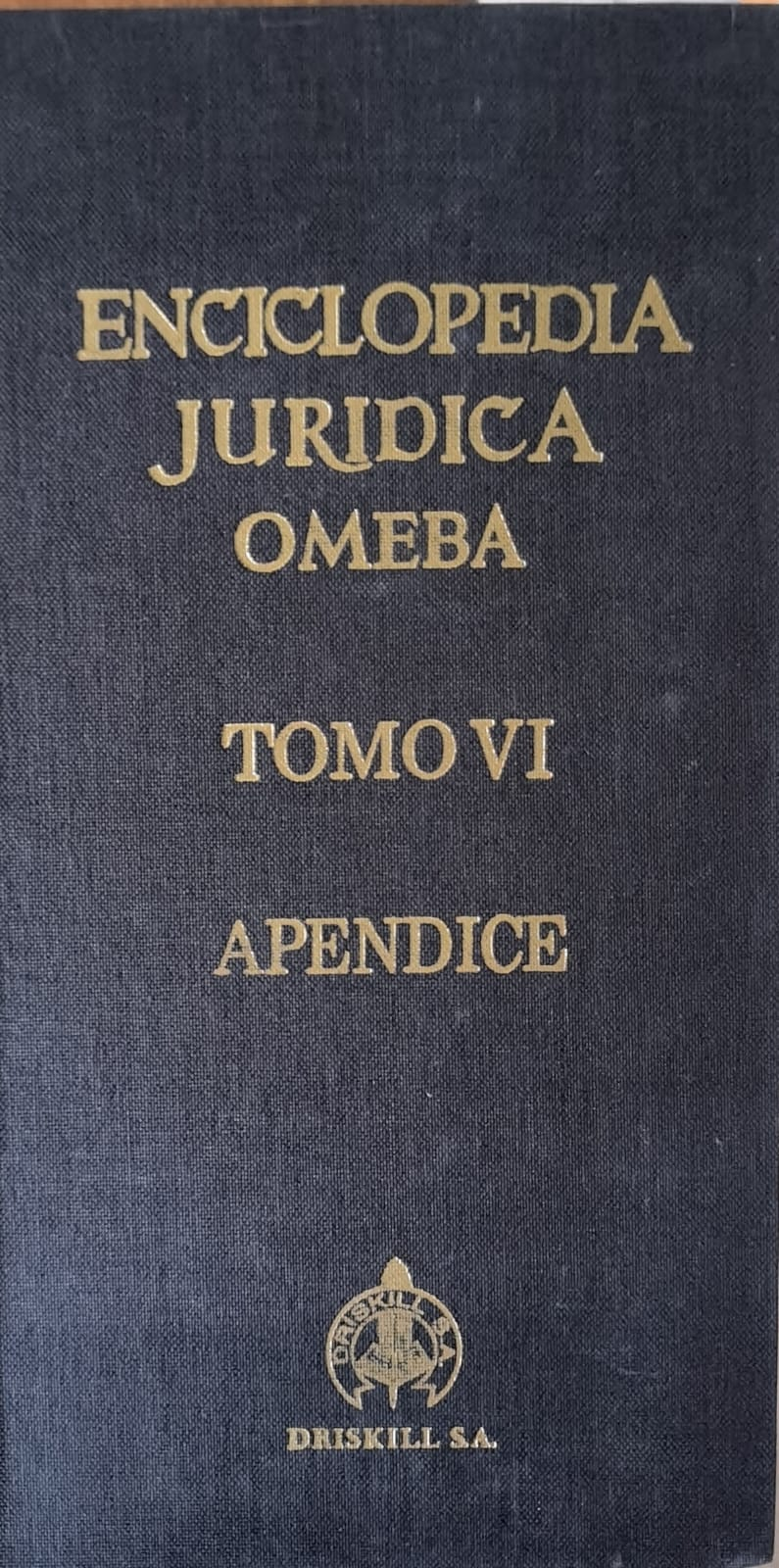 ENCICLOPEDIA JURIDICA OMEBA TOMO V APENDICE