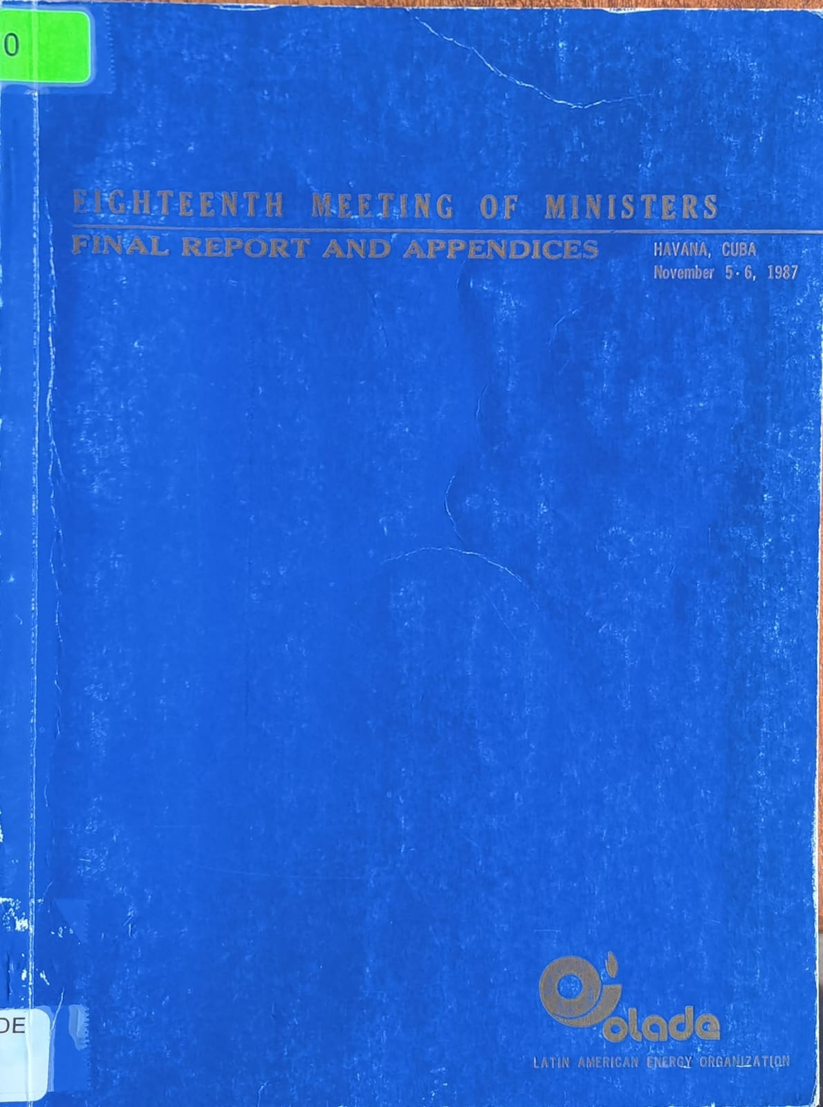 EIGHTEENTH MEETING OF MINISTERS