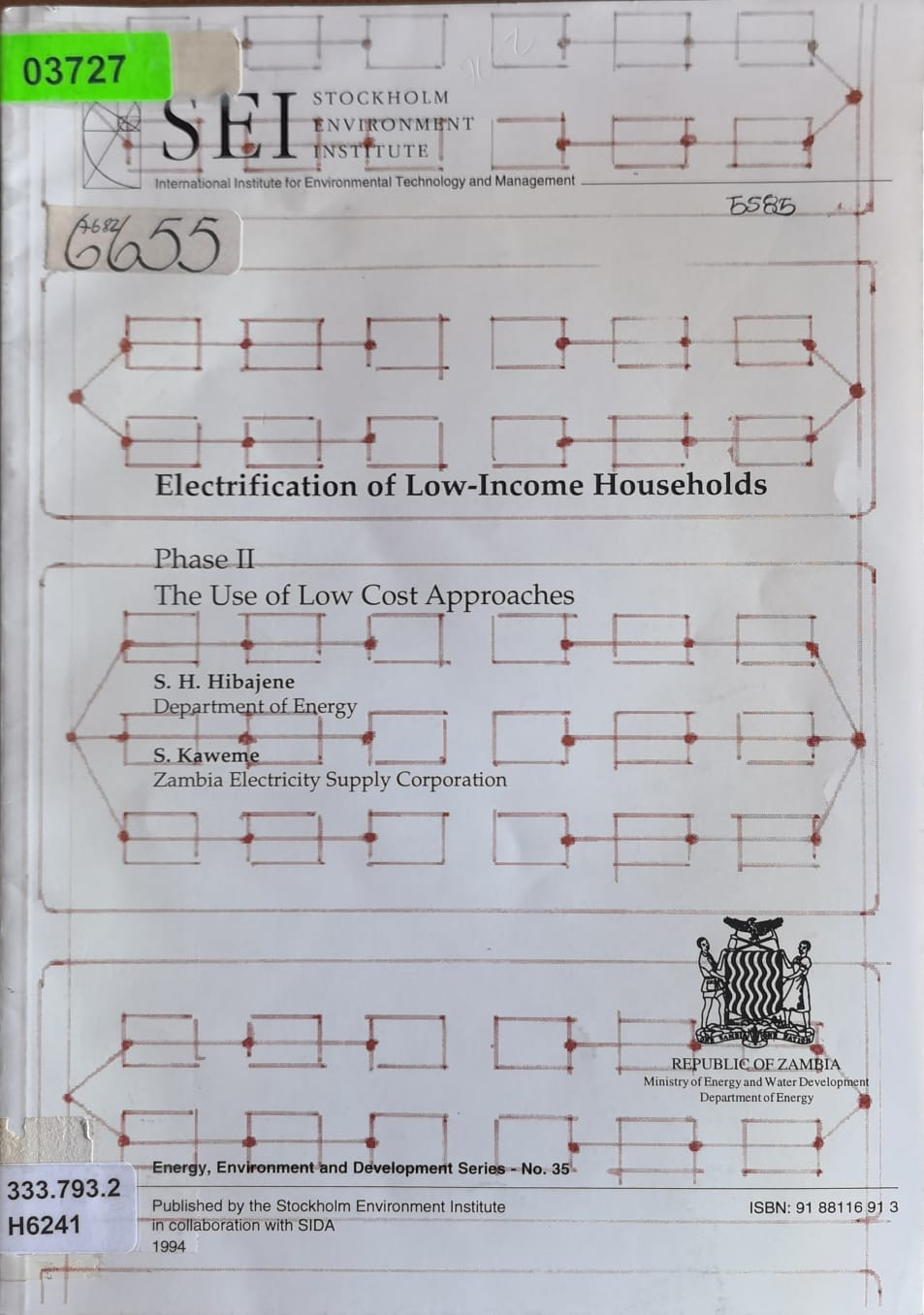 Electrification of Low-Income Households: The Use of Low Cost Approaches