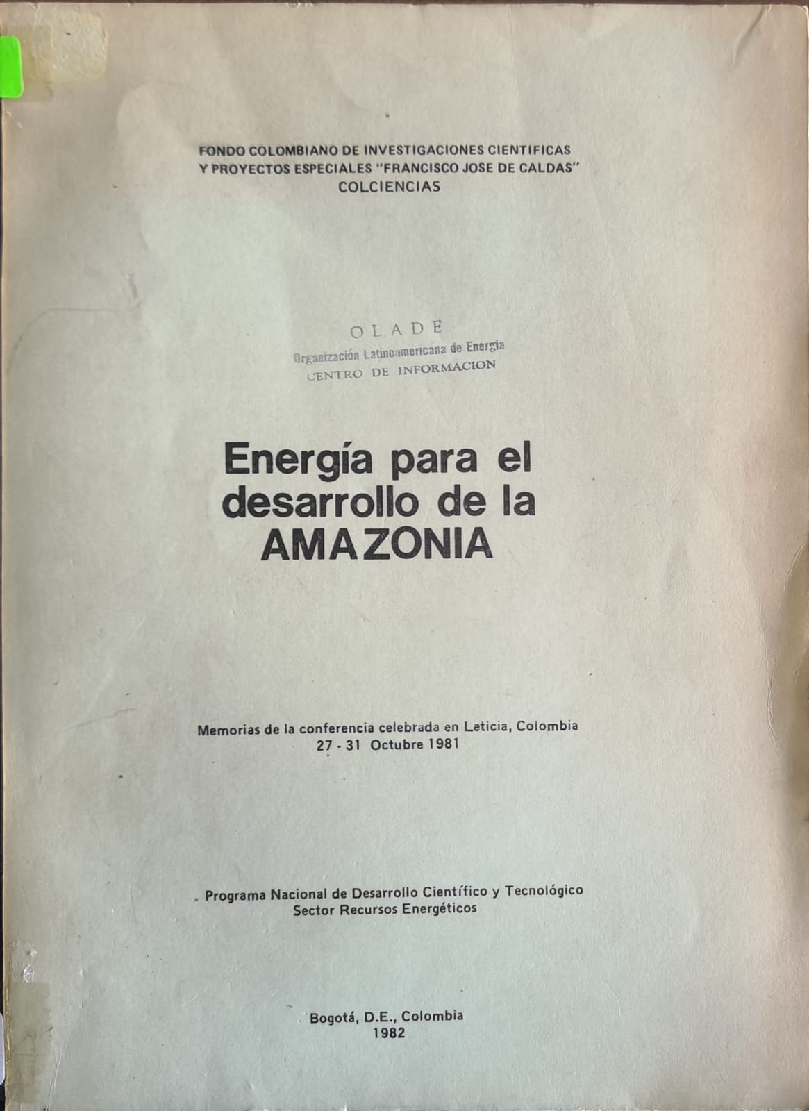 Energía para el desarrollo de la AMAZONIA