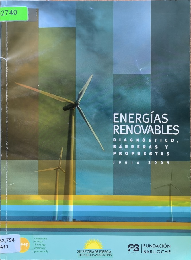 ENERGÍAS RENOVABLES: DIAGNÓSTICO, BARRERAS Y PROPUESTAS