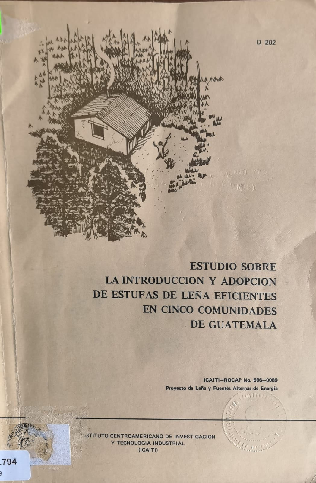 ESTUDIO SOBRE LA INTRODUCCION Y ADOPCION DE ESTUFAS DE LEÑA EFICIENTES EN CINCO COMUNIDADES DE GUATEMALA