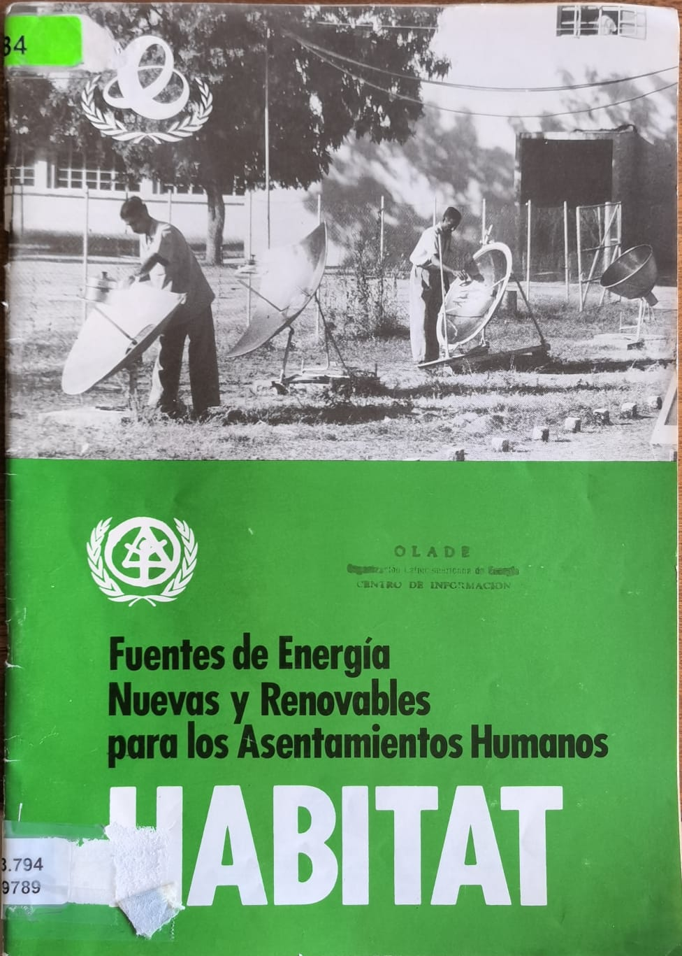 Fuentes de Energía Nuevas y Renovables para los Asentamientos  Humanos
