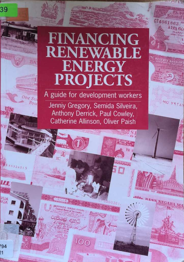 FINANCING RENEWABLE ENERGY PROJECTS