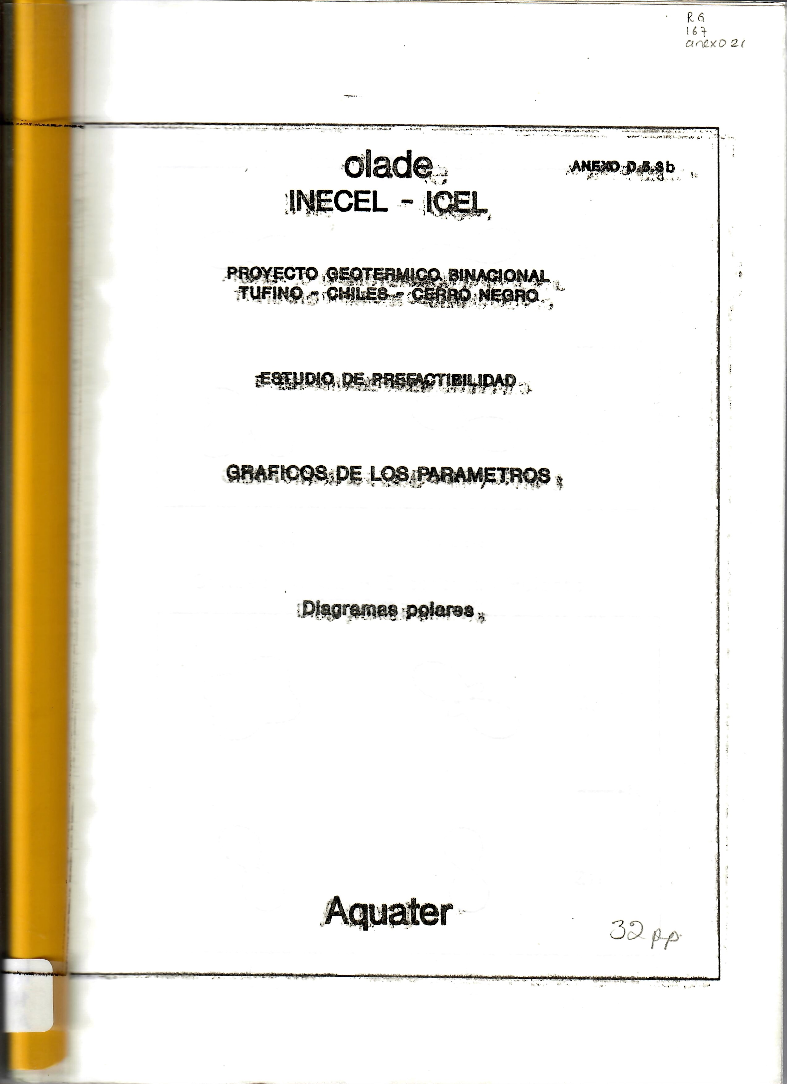 GRAFICOS DE LOS PARAMETROS Plagremas polares,