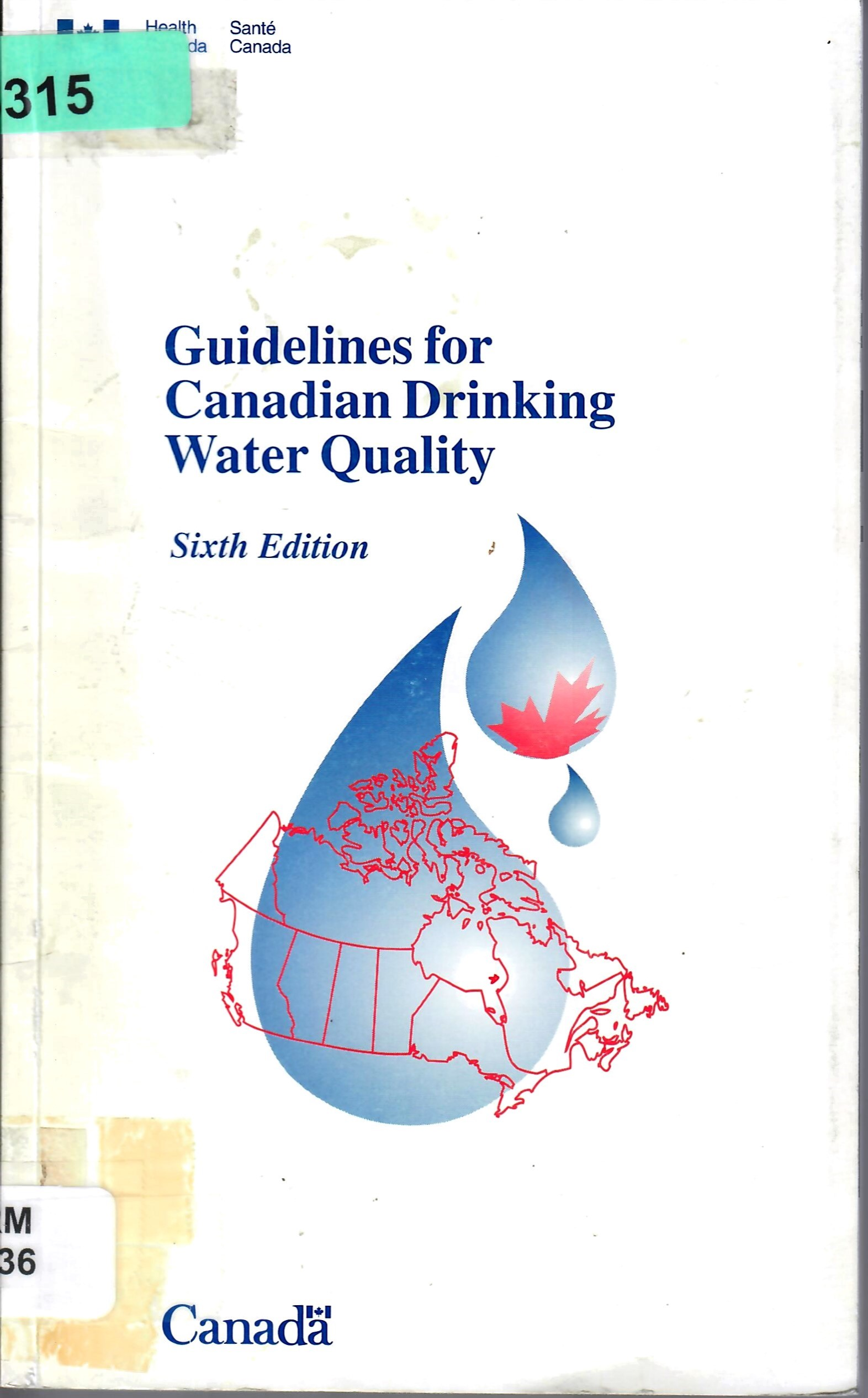 Guidelines for Canadian Drinking Water Quality