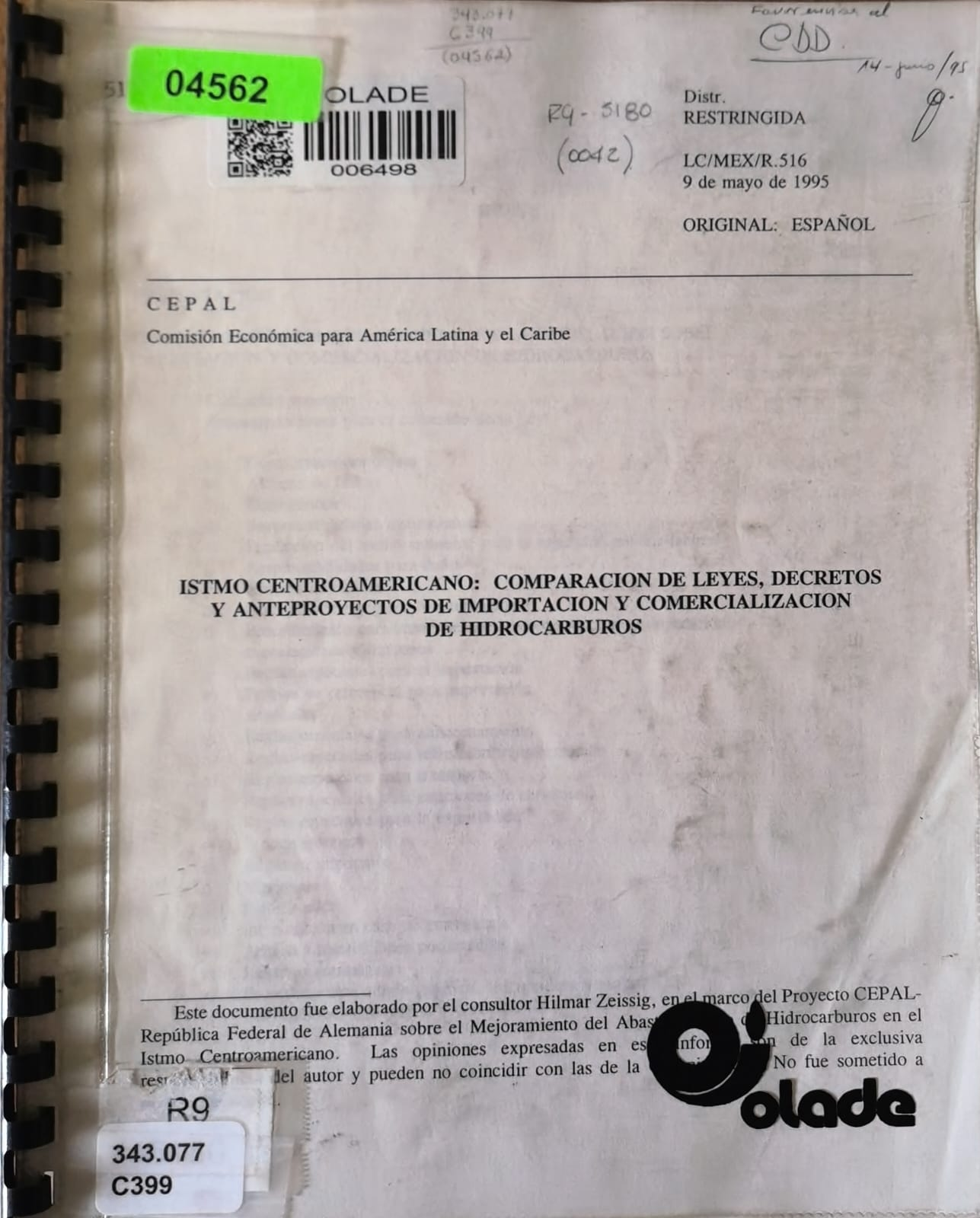 ISTMO CENTROAMERICANO: COMPARACION DE LEYES, DECRETOS Y ANTEPROYECTOS DE IMPORTACION Y COMERCIALIZACION DE HIDROCARBUROS