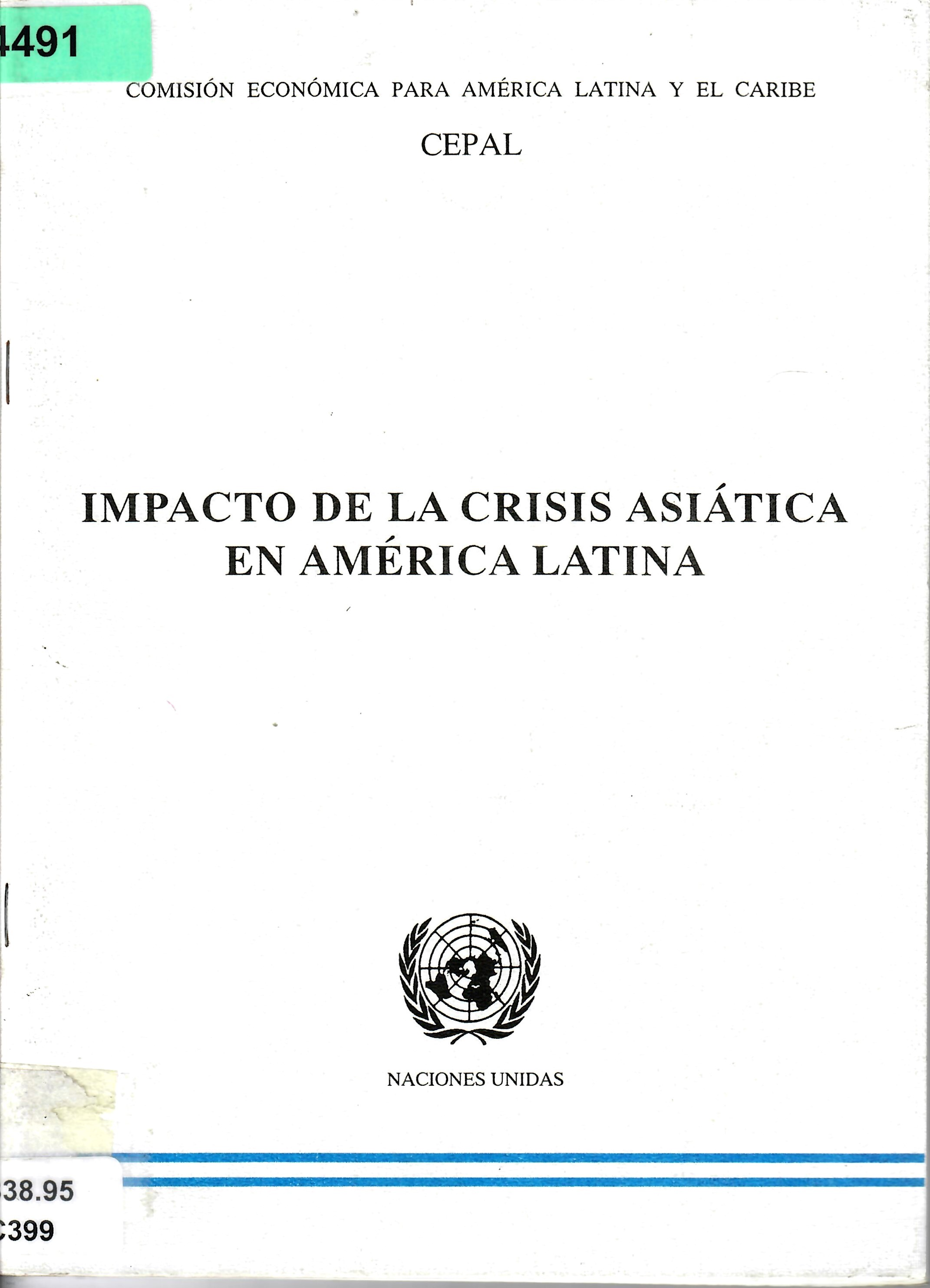 IMPACTO DE LA CRISIS ASIÁTICA EN AMÉRICA LATINA