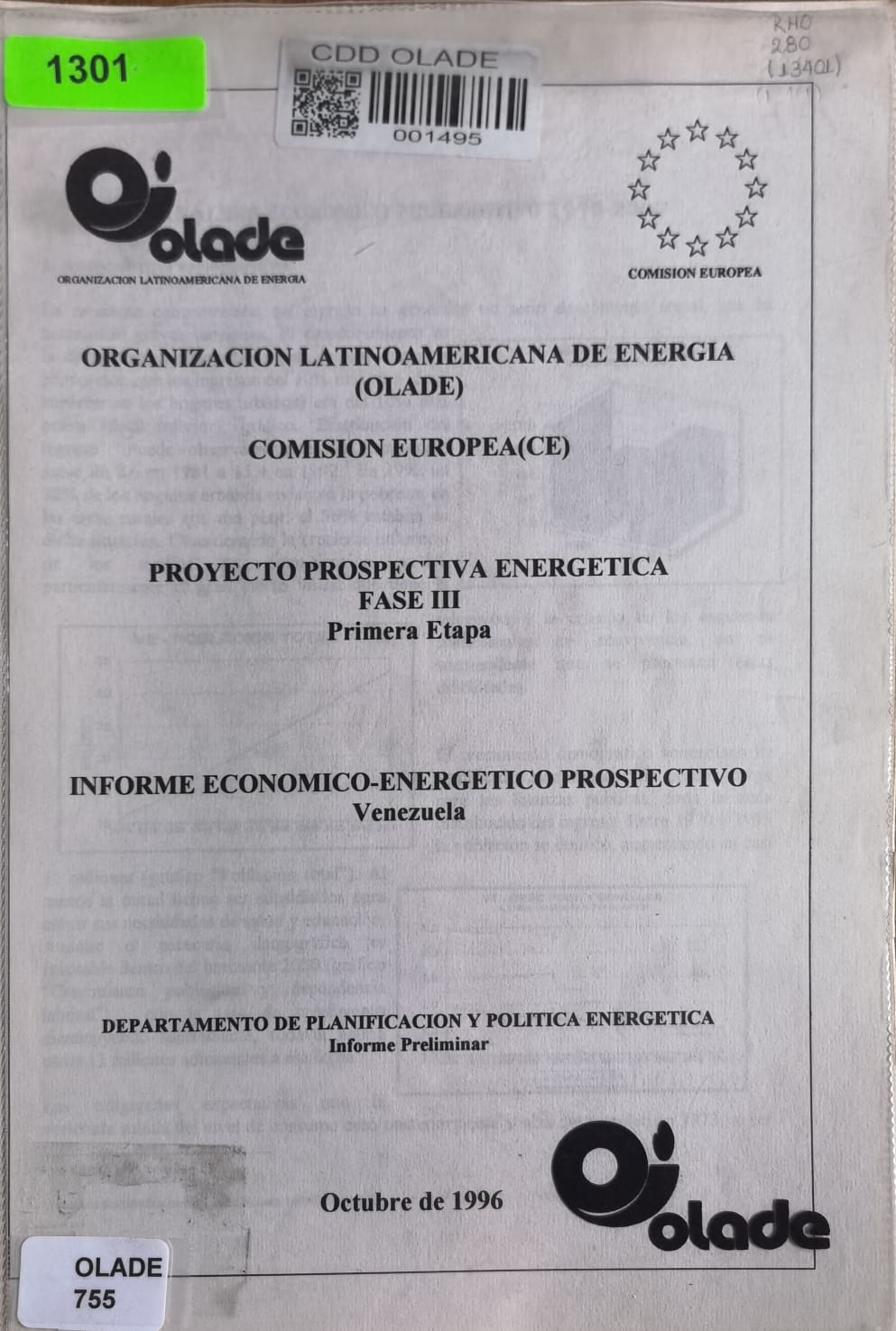 INFORME ECONOMICO-ENERGETICO PROSPECTIVO - Venezuela