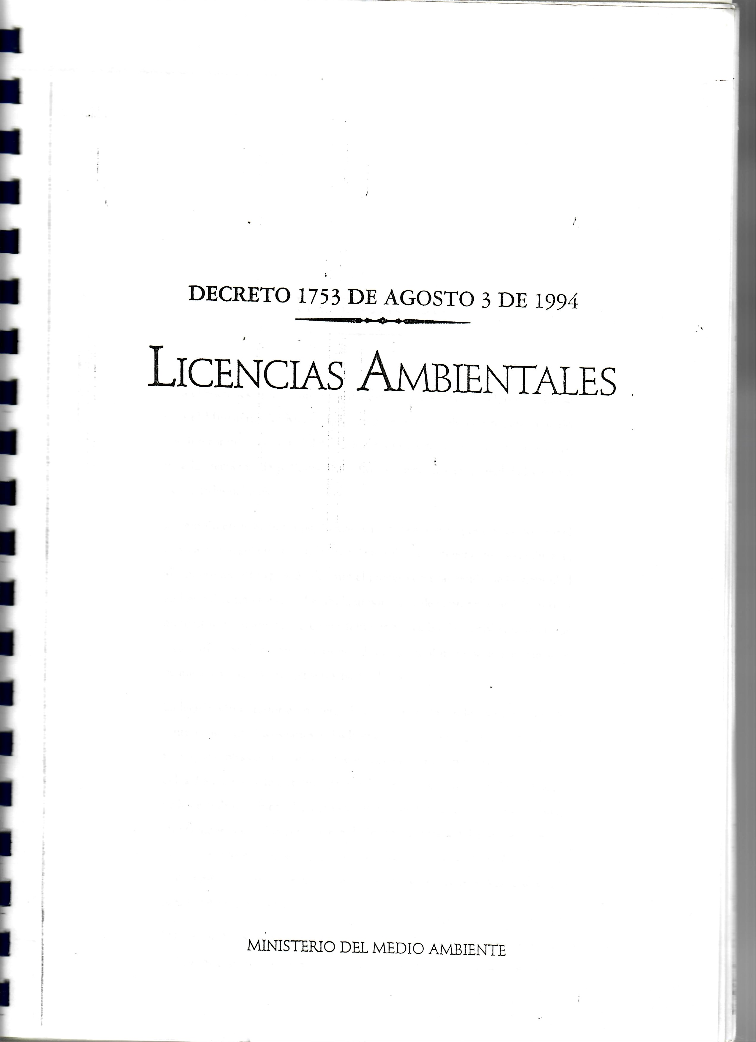 LICENCIAS AMBIENTALES