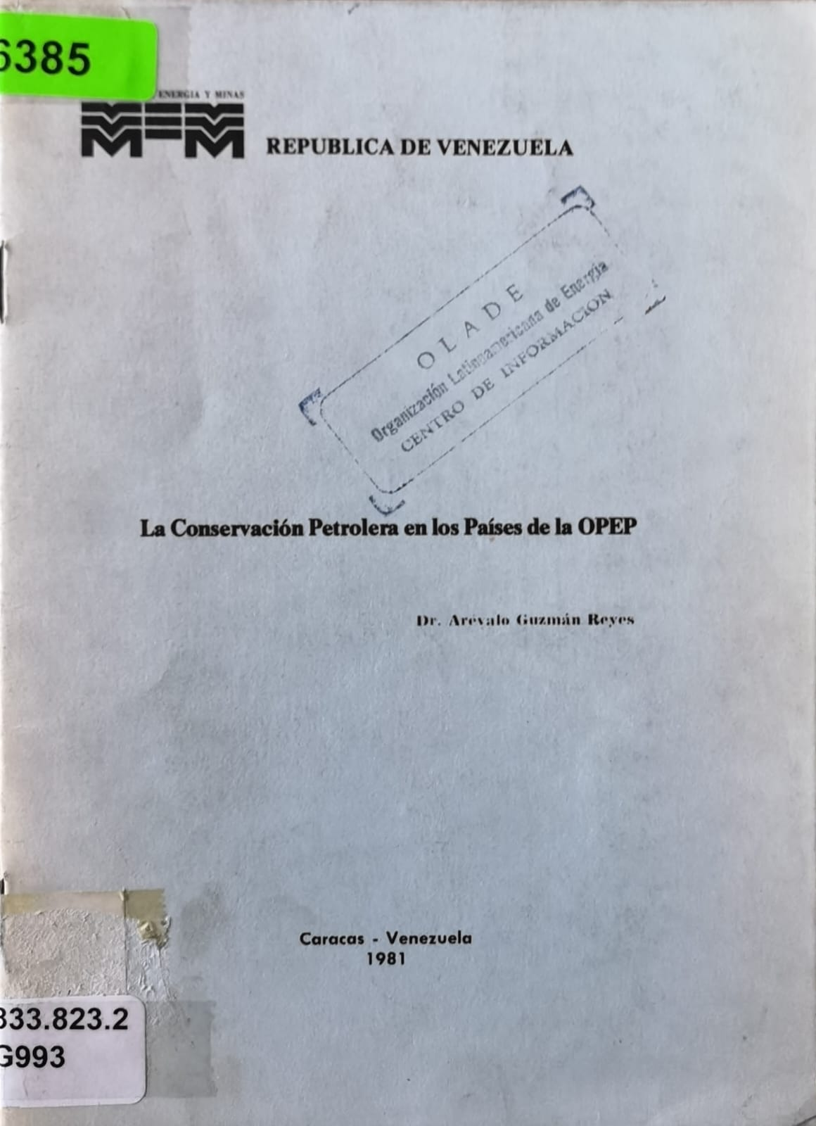 La Conservación Petrolera en los Países de la OPEP
