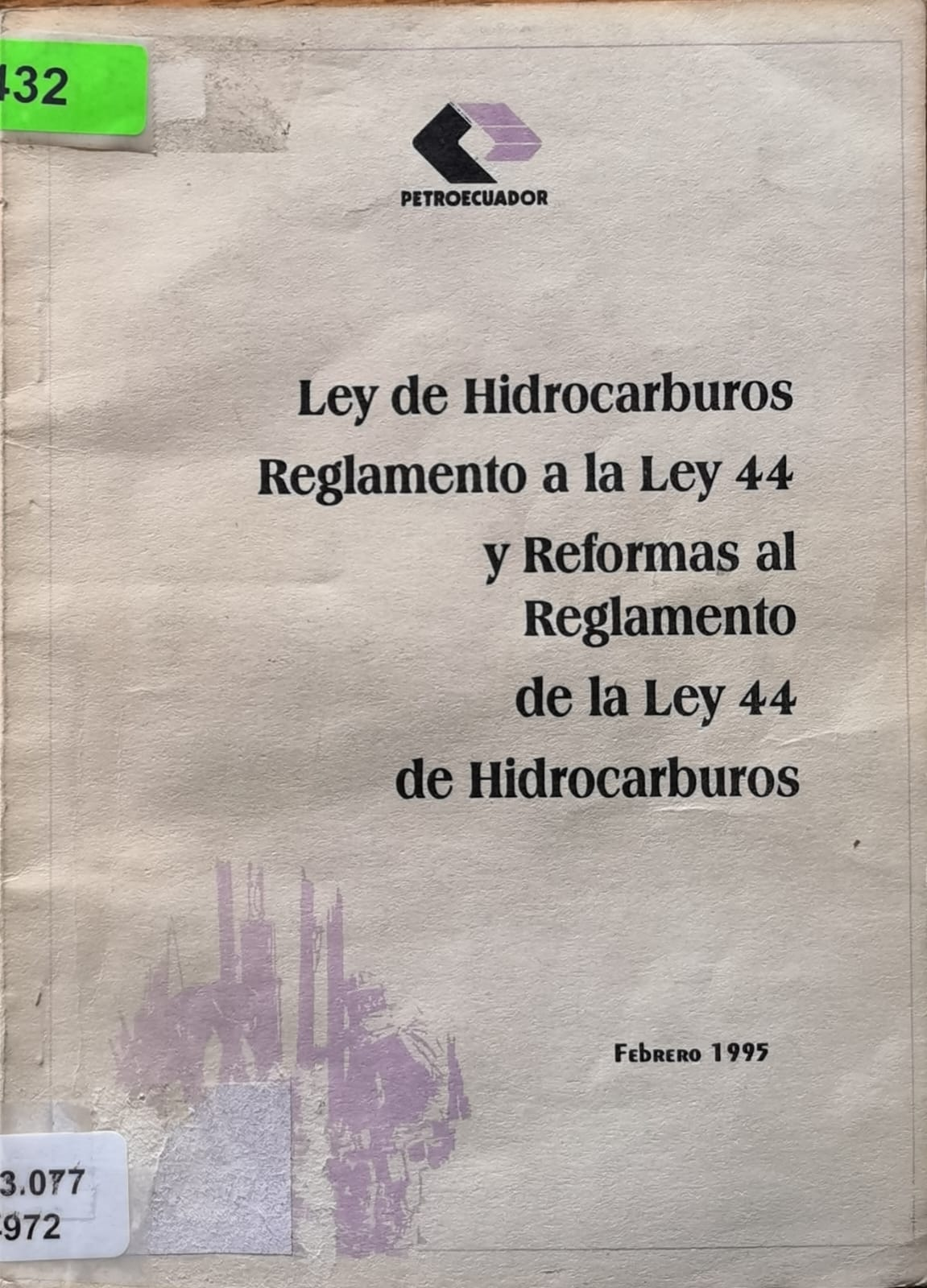 Ley de Hidrocarburos - Reglamento a la Ley 44 y Reformas al Reglamento
de la Ley 44 de Hidrocarburos