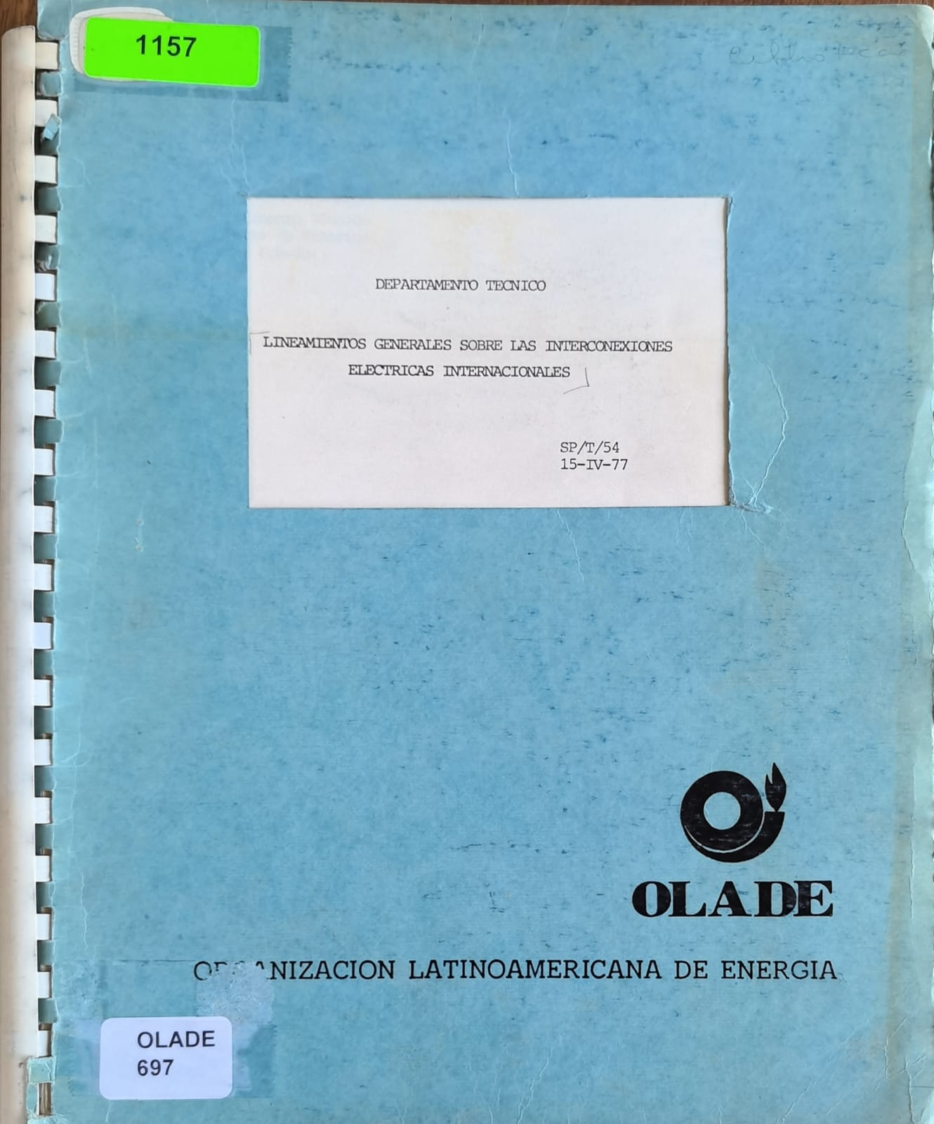 LINEAMIENTOS GENERALES SOBRE LAS INTERCONEXIONES ELECTRICAS INTERNACIONALES