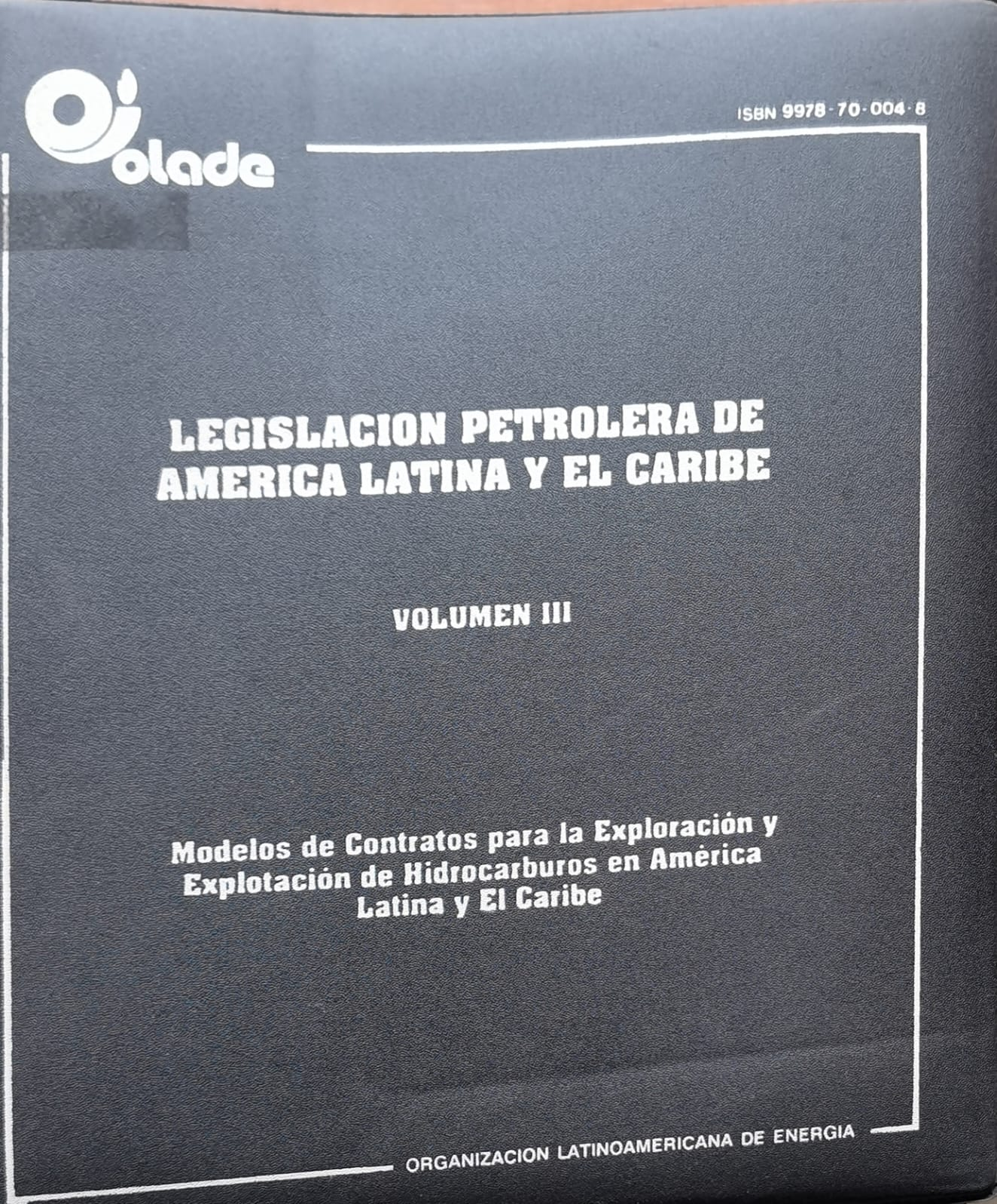 LEGISLACION PETROLERA DE AMERICA LATINA Y EL CARIBE - VOLUMEN I