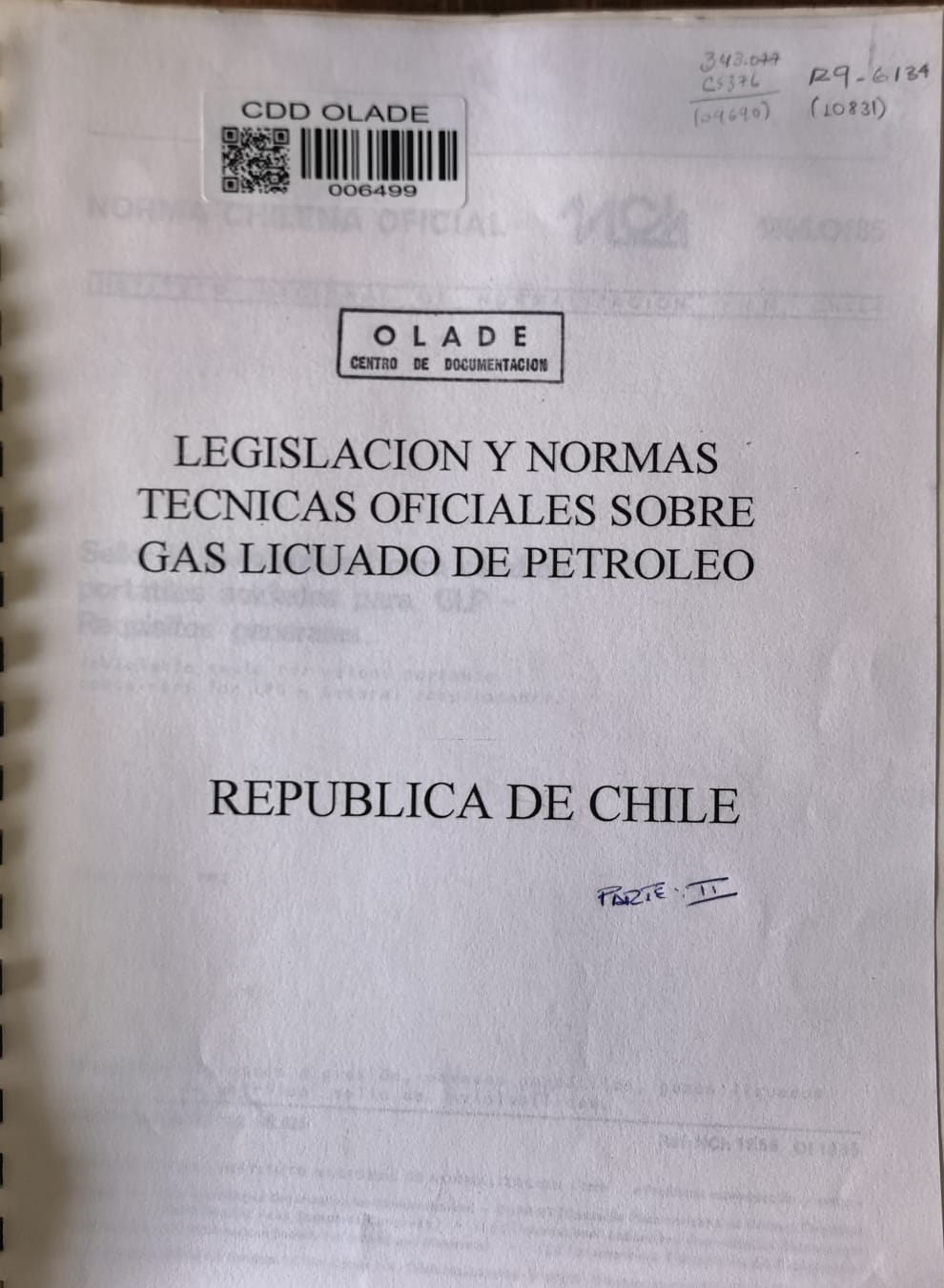 LEGISLACION Y NORMAS TECNICAS OFICIALES SOBRE GAS LICUADO DE PETROLEO