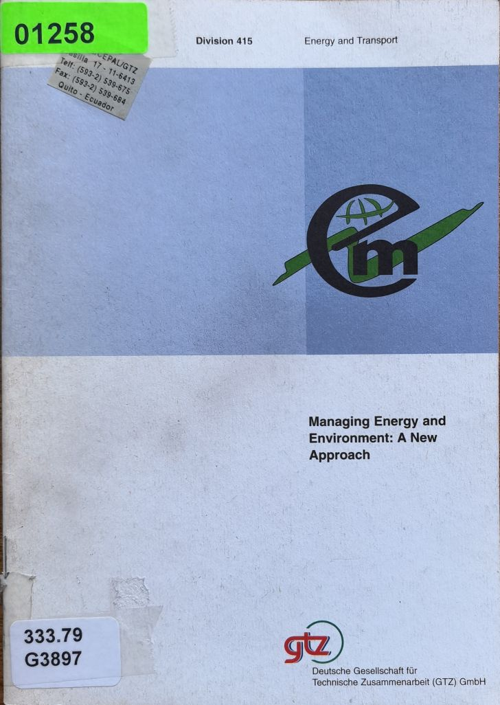 Managing Energy and Environment: A New Approach