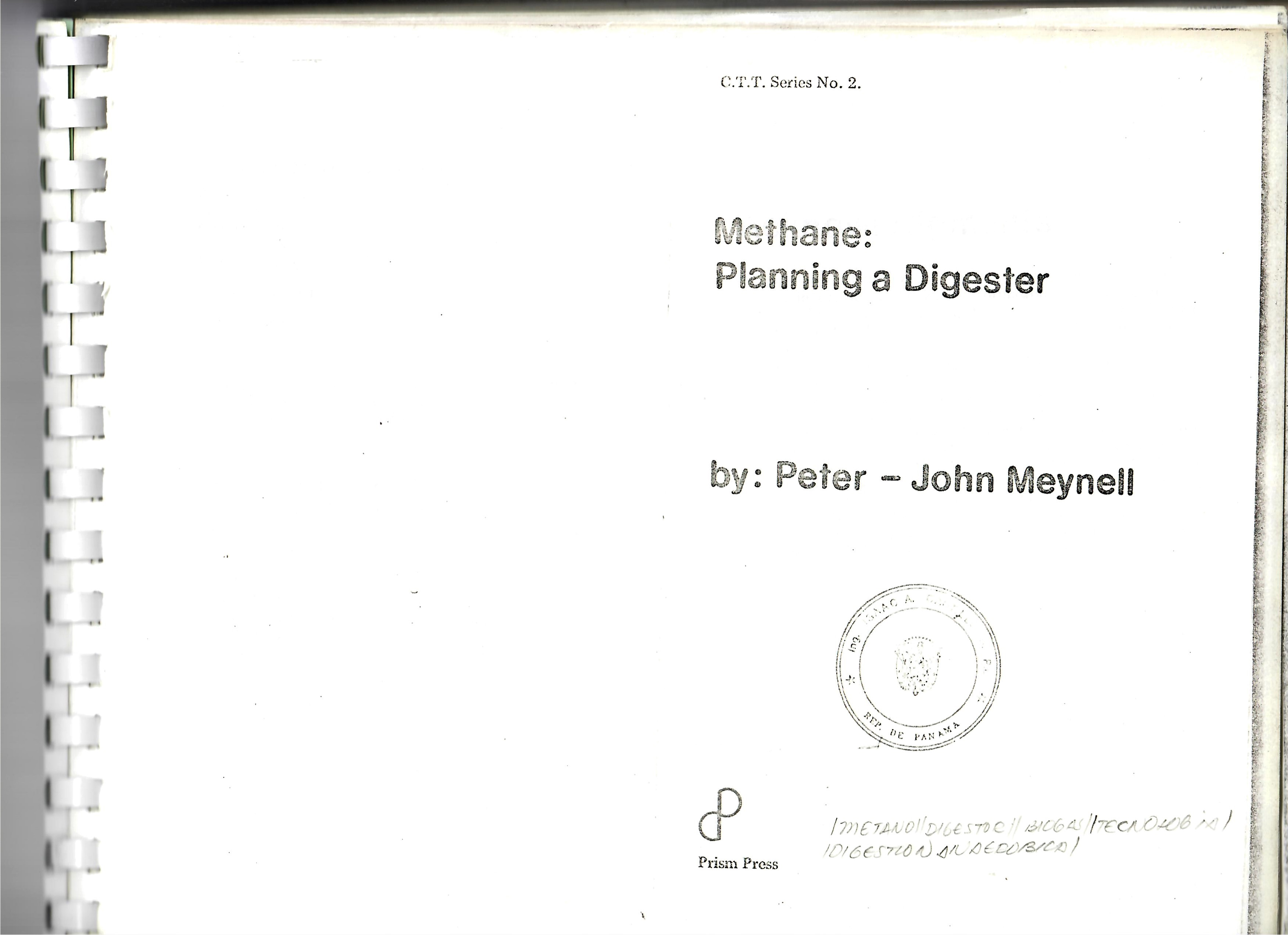 Methane:  Planning a Digester