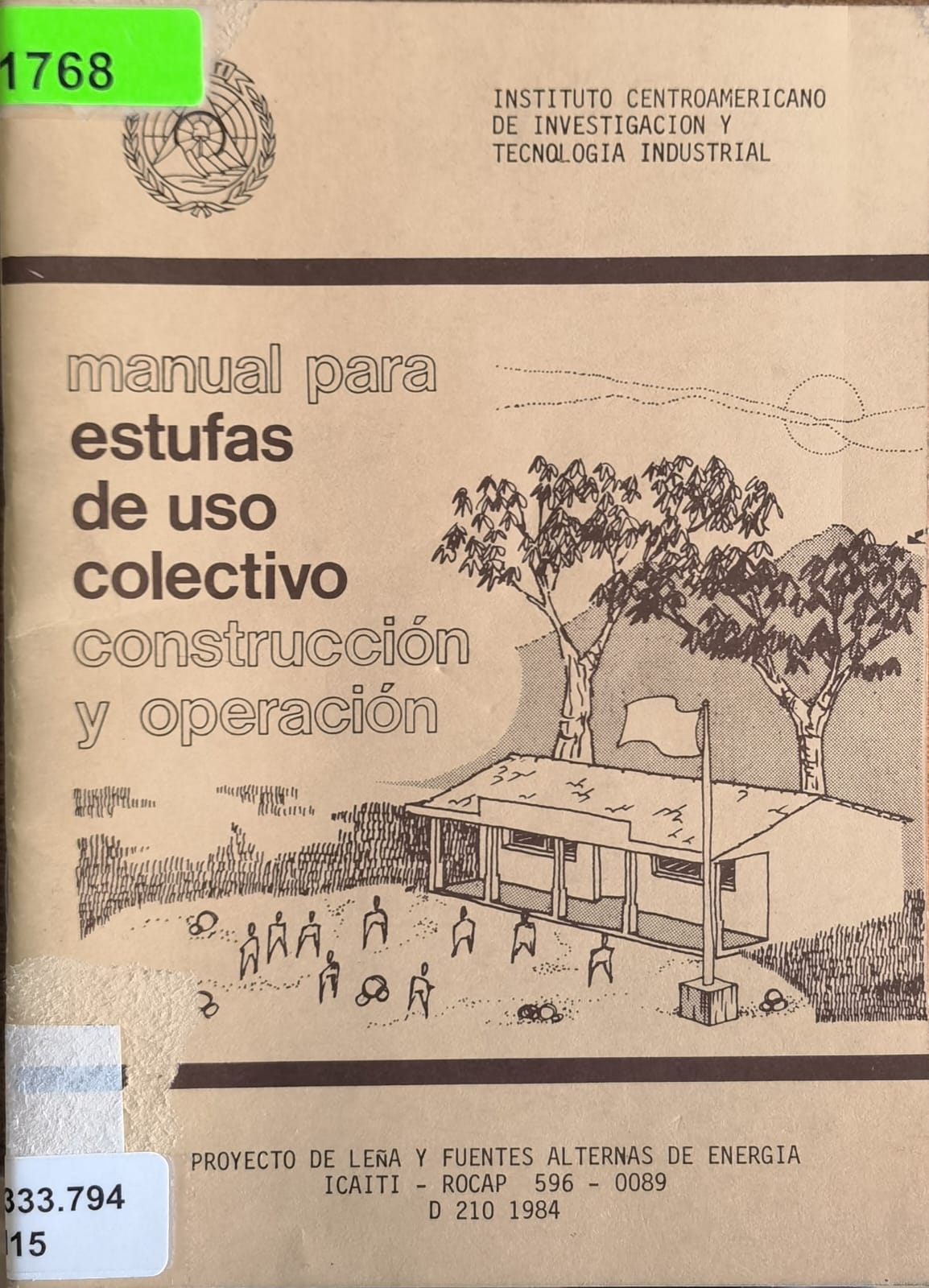 manual para estufas de uso colectivo construcción y operación