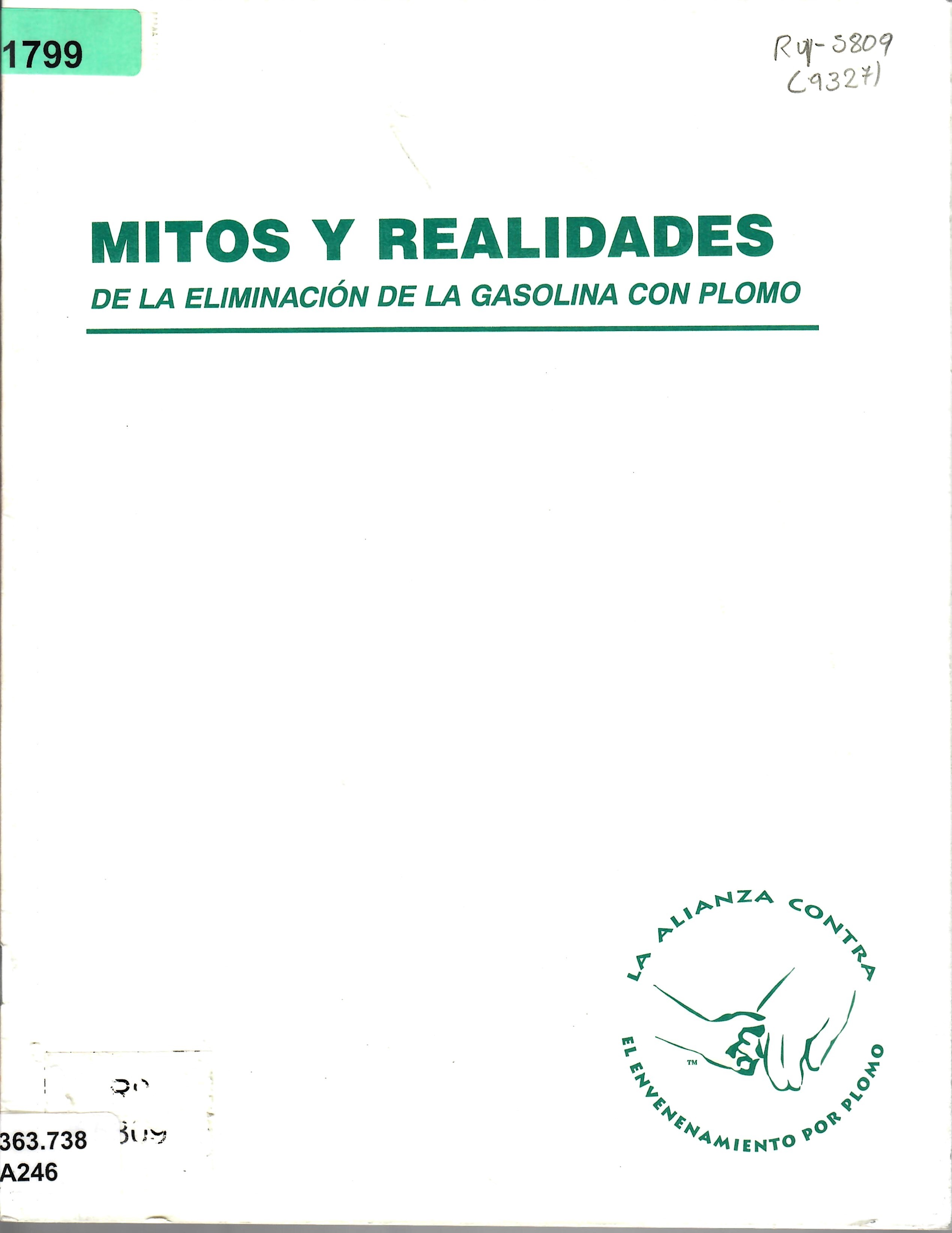 MITOS Y REALIDADES DE LA ELIMINACIÓN DE LA GASOLINA CON PLOMO