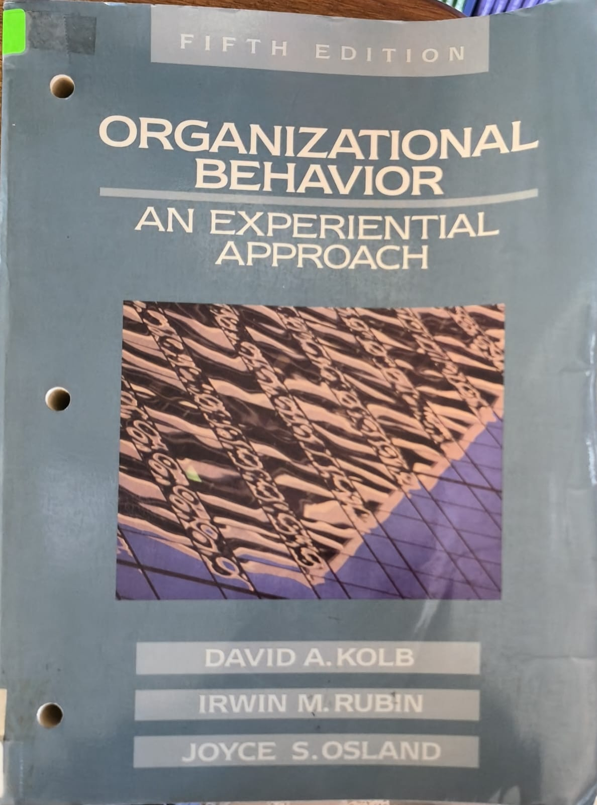 ORGANIZATIONAL BEHAVIOR: AN EXPERIENTIAL APPROACH