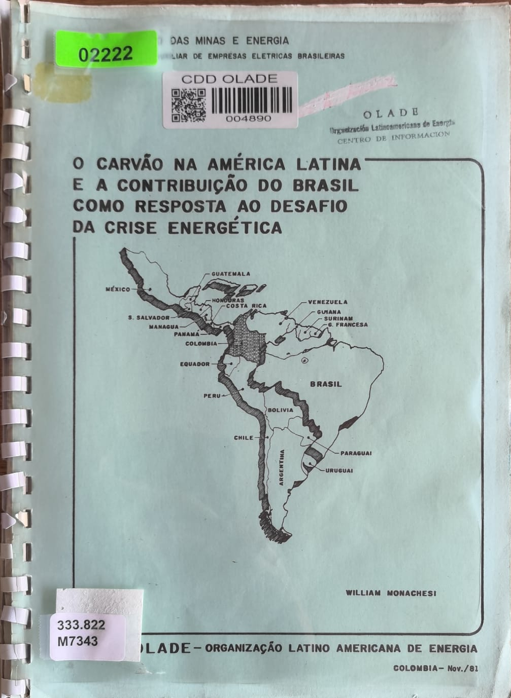 O CARVÃO NA AMÉRICA LATINA E A CONTRIBUIÇÃO DO BRASIL COMO RESPOSTA AO DESAFIO DA CRISE ENERGÉTICA