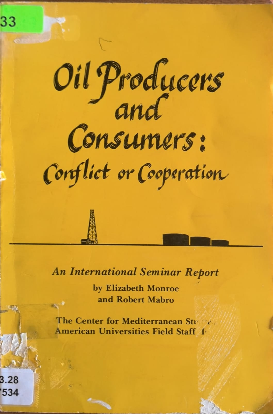 Oil Producers and Consumers : Conflict or Cooperation