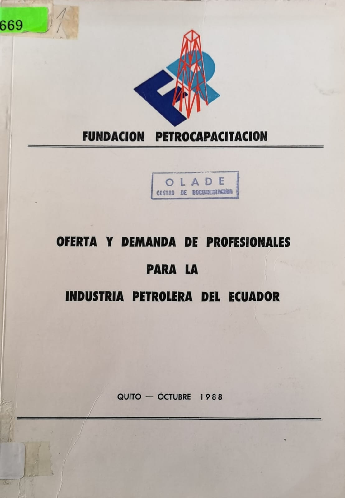 OFERTA Y DEMANDA DE PROFESIONALES PARA LA INDUSTRIA PETROLERA DEL ECUADOR