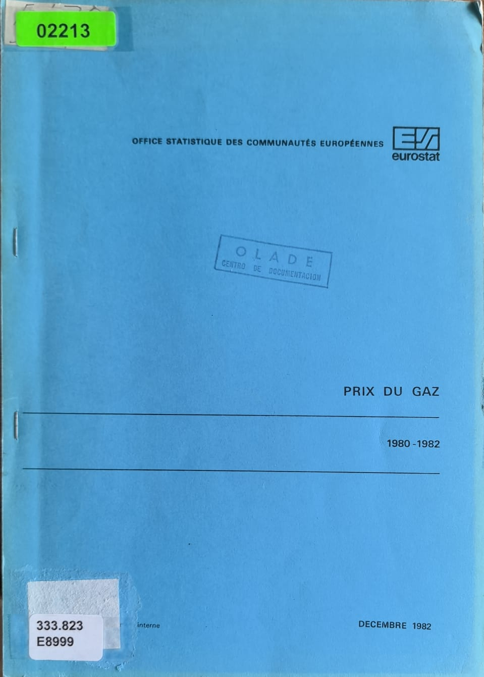 PRIX DU GAZ 1980-1982