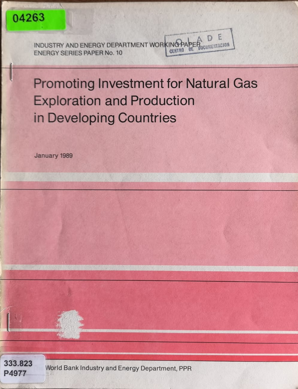 Promoting Investment for Natural Gas Exploration and Production in Developing Countries