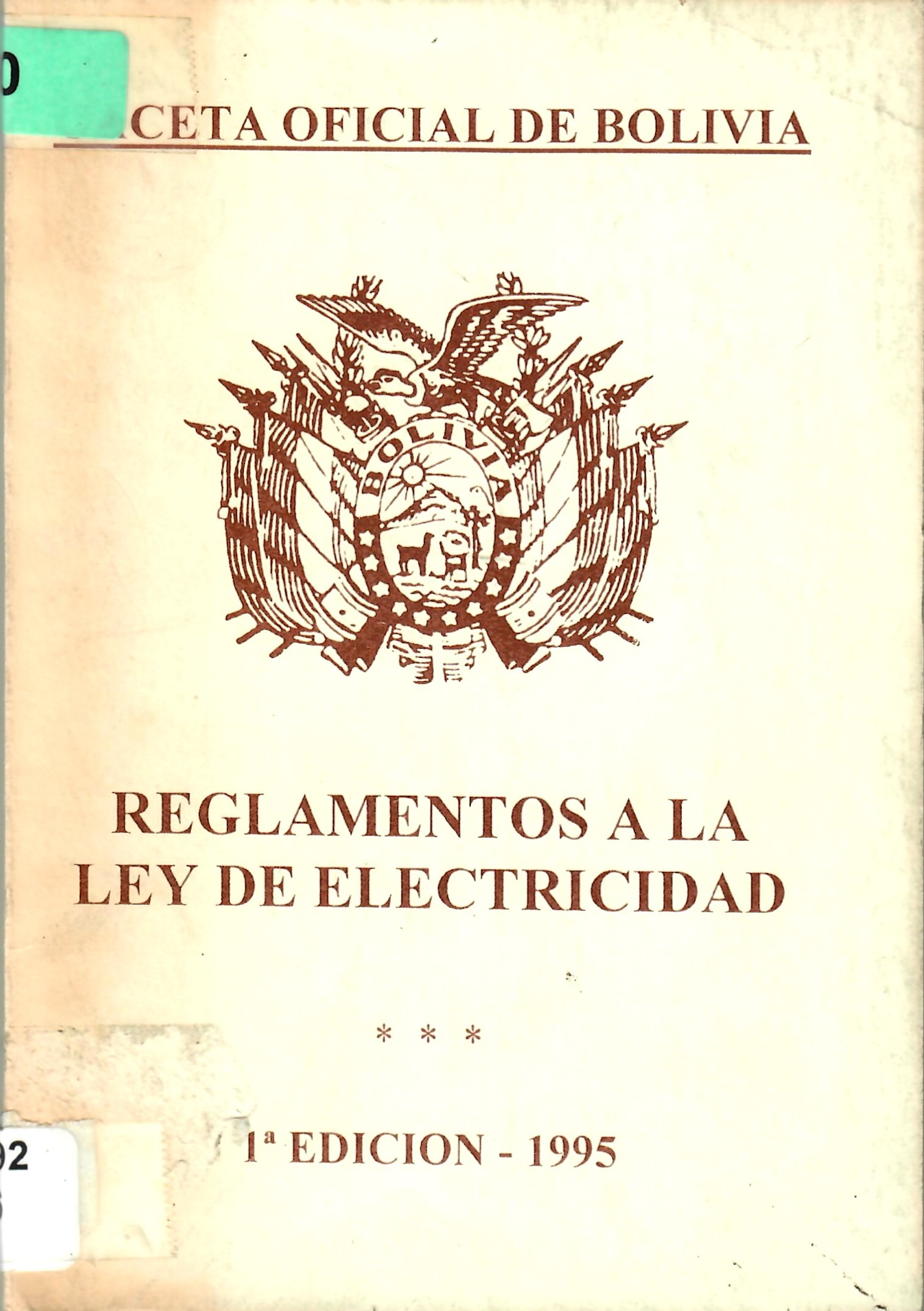 REGLAMENTOS A LA LEY DE ELECTRICIDAD